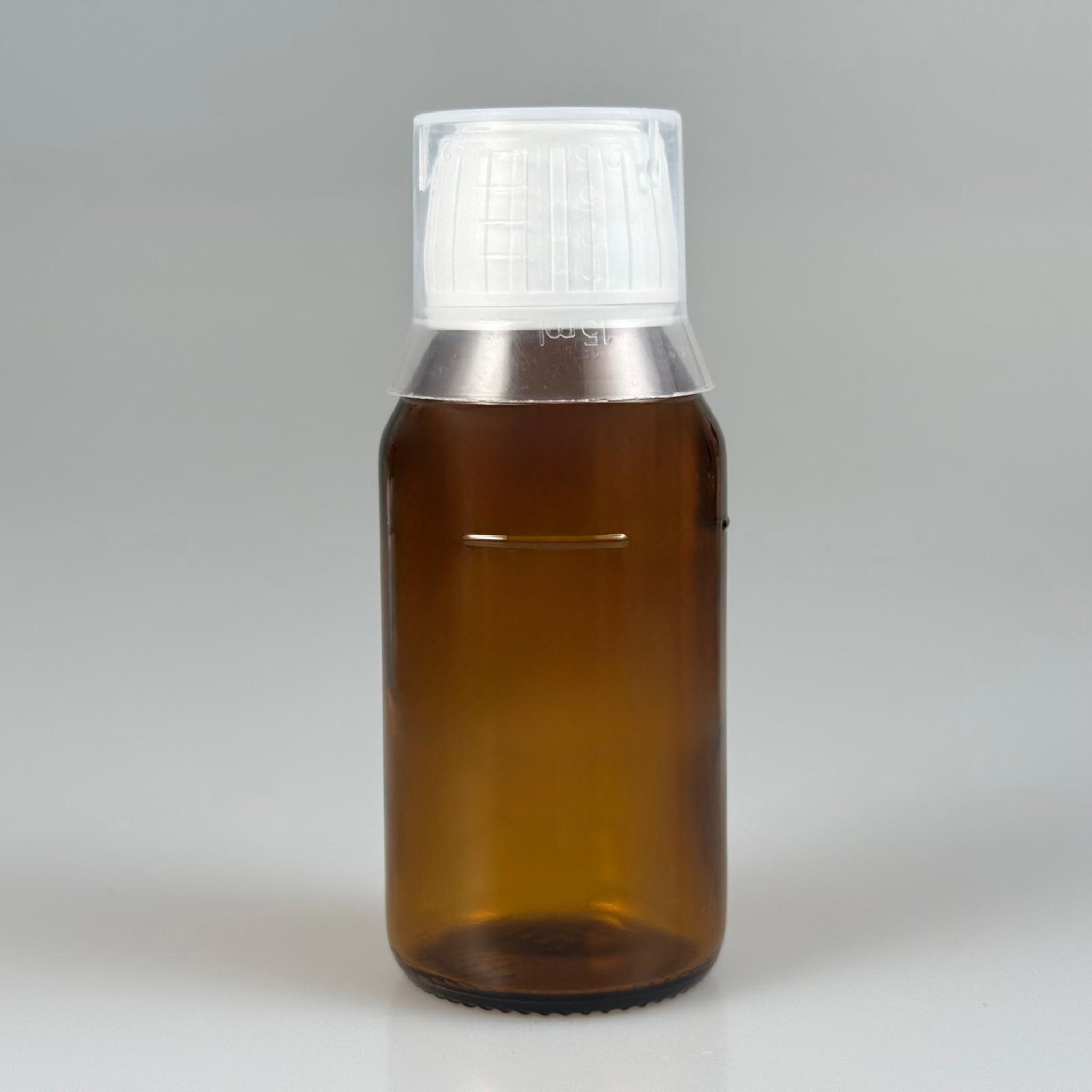 60 CC AMBER CAM ŞİŞE + BEYAZ KİLİTLİ KAPAK + 15 ML ÖLÇEK TAKIM - 60 ML KAHVERENGİ BOŞ ŞURUP ŞİŞESİ (AĞIZ ÇAPI 25 MM)
