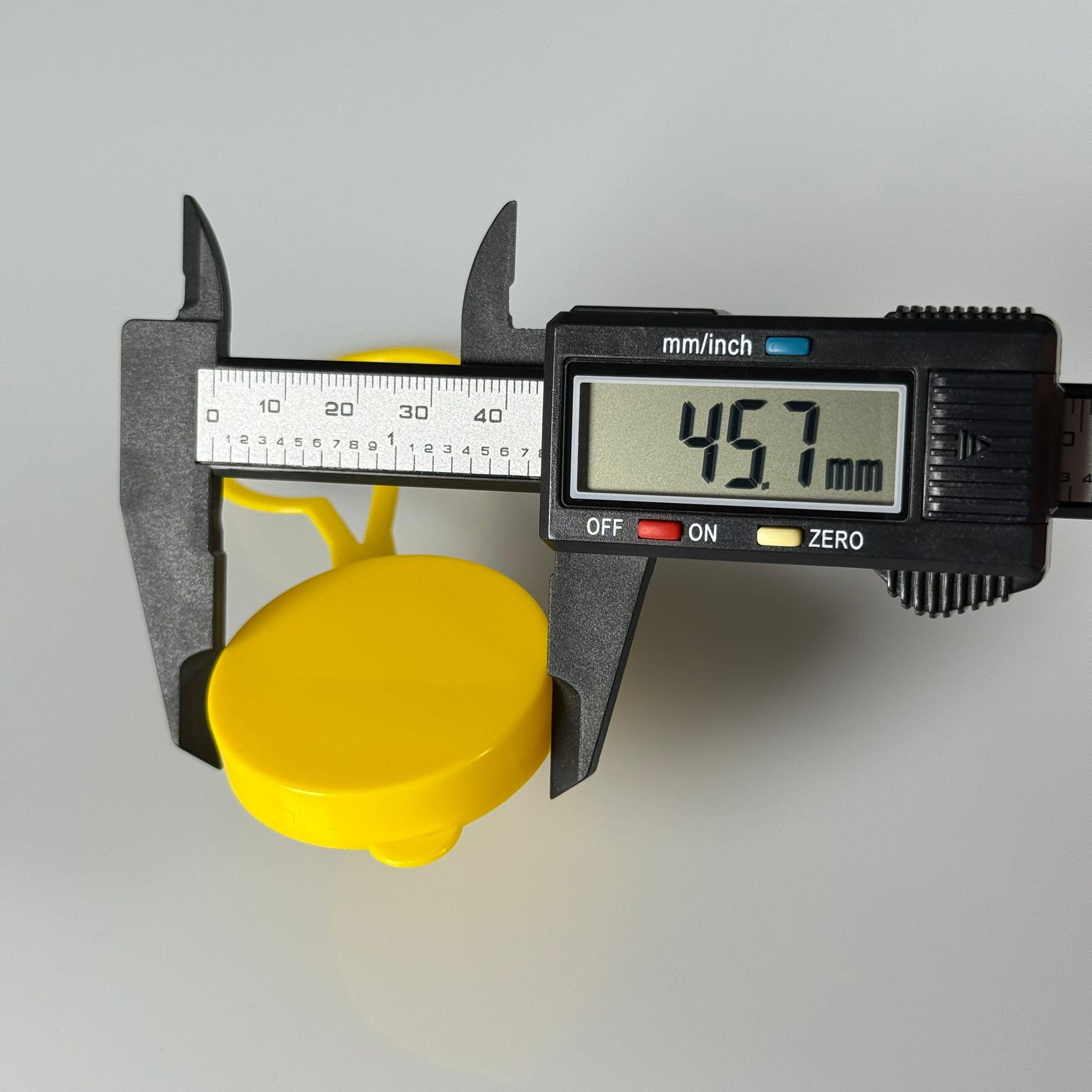 44 - 11 MM PLASTİK AYRAN KAPAĞI GEÇMELİ KAPAK - CAM SÜT ŞİŞESİ KAPAĞI - SÜTAŞ CAM AYRAN ŞİŞESİ KAPAĞI - NOSTALJİ SÜT AYRAN KAPAK - SARI