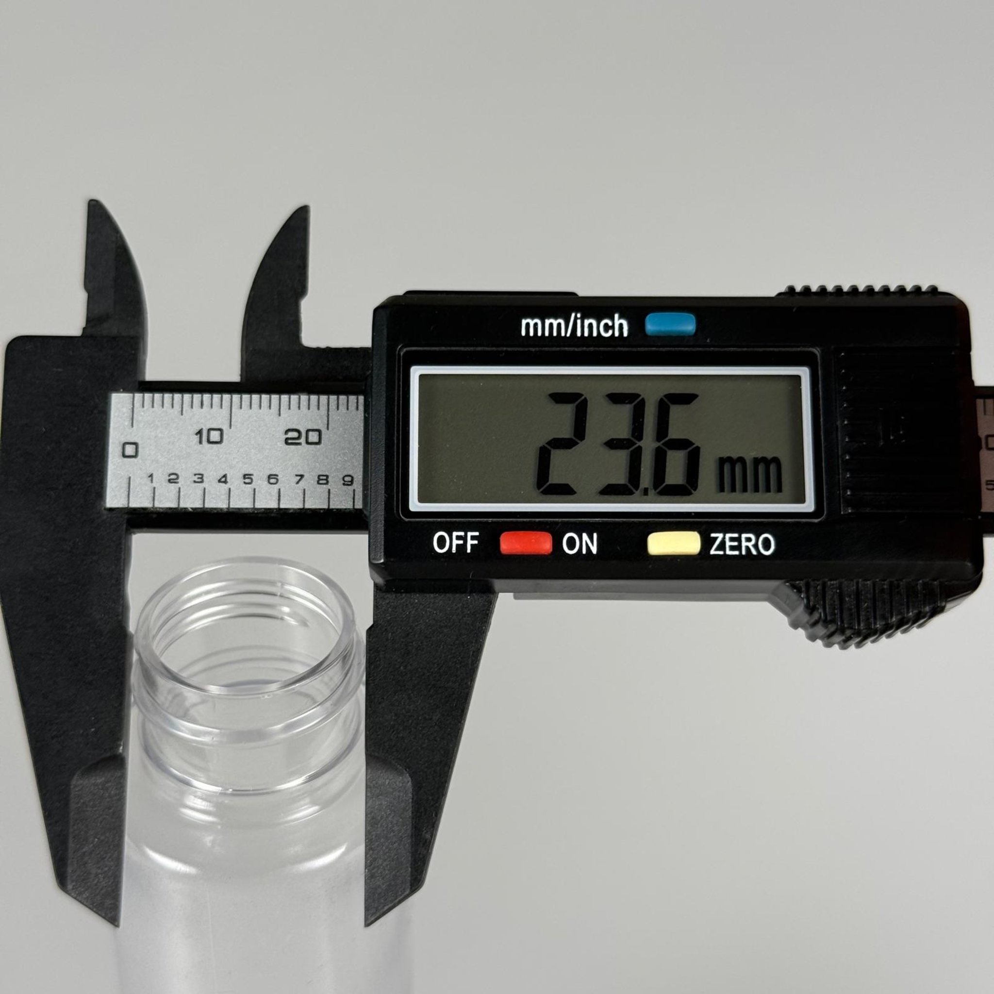100 CC BUZLU UZUN KÜT SİLİNDİR PET ŞİŞE (24 GR) 24 MM EP