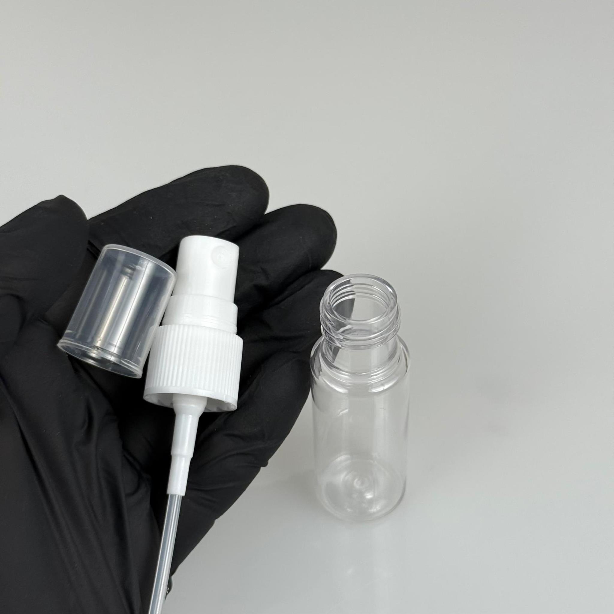 15 CC SERT PLASTİK ŞİŞE BEYAZ SPREYLİ TAKIM - 15 ML SPREYLİ PET ŞİŞE