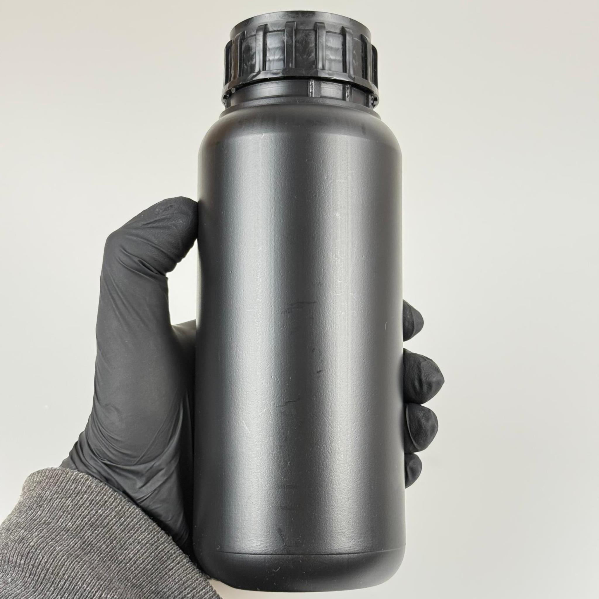 0,5 LT ZİRAİ İLAÇ BİDONU SİYAH + SİYAH ALÜMİNYUM FOLYOLU İNDİKSİYON CONTA SK50 KAPAK + KENDİNDEN YAPIŞKANLI KÖPÜK CONTALI - 500 CC PE POLİETİLEN TARIM BİDON