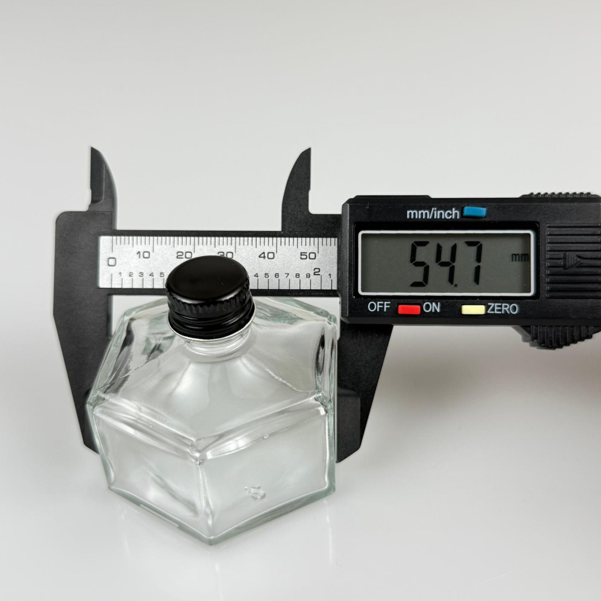 50 CC BASIK ALTIGEN CAM ŞİŞE - SİYAH METAL KAPAKLI KOLONYA TIPALI - 50 ML PRESTİJLİ ŞİŞE