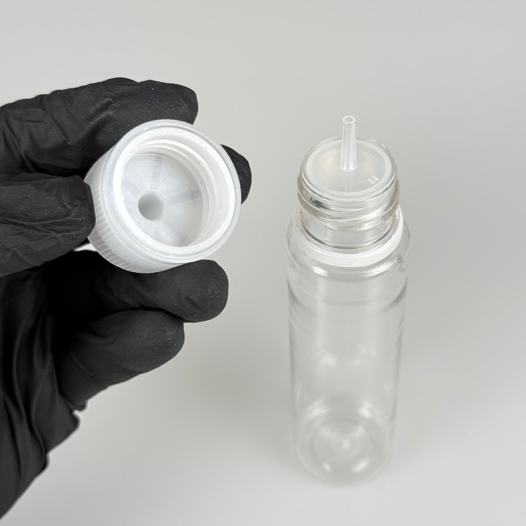 60 CC GORİLLA ŞİŞE - ŞEFFAF - 60 ML LİKİT ŞİŞESİ - MÜREKKEP ŞİŞESİ - KAPAKLI  - TIPALI - İĞNE UÇLU DAMLALIKLI ŞİŞE