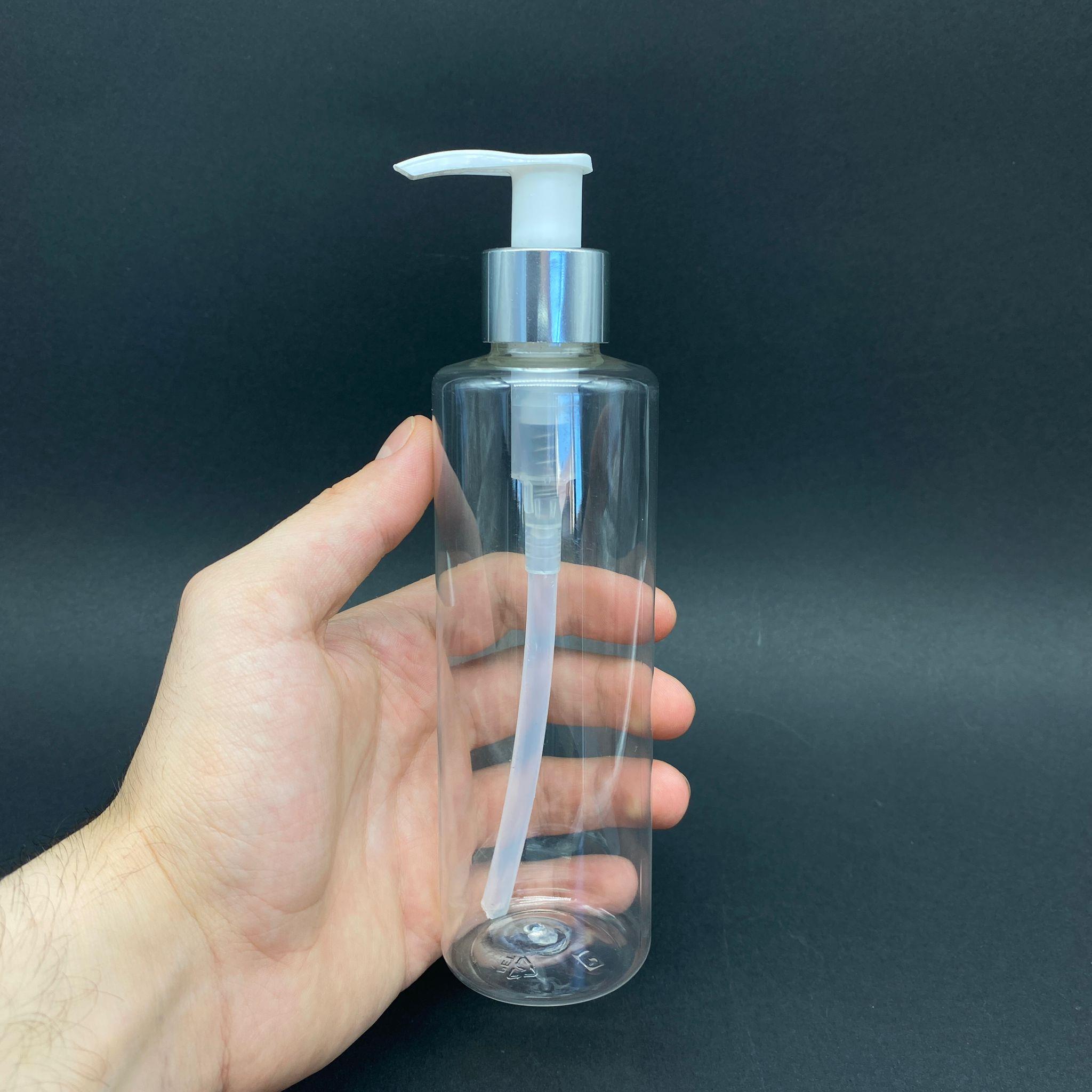 250 CC PET ŞİŞE - GÜMÜŞ POMPALI - 250 ML POMPALI PLASTİK ŞİŞE