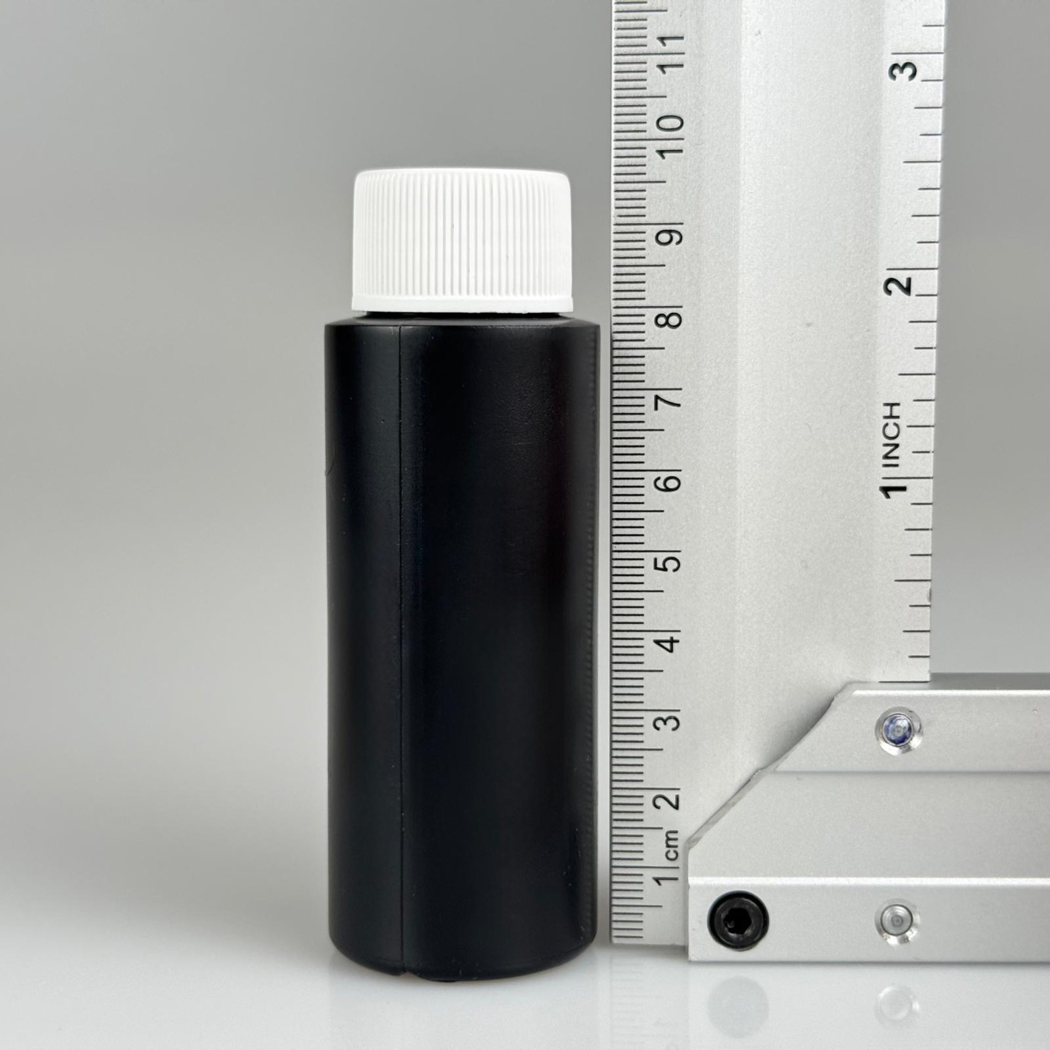 50 CC SİYAH POLİETİLEN PLASTİK ŞİŞE - BEYAZ KÖPÜK CONTALI KAPAKLI  - 50 ML KAPAKLI PLASTİK ŞİŞE