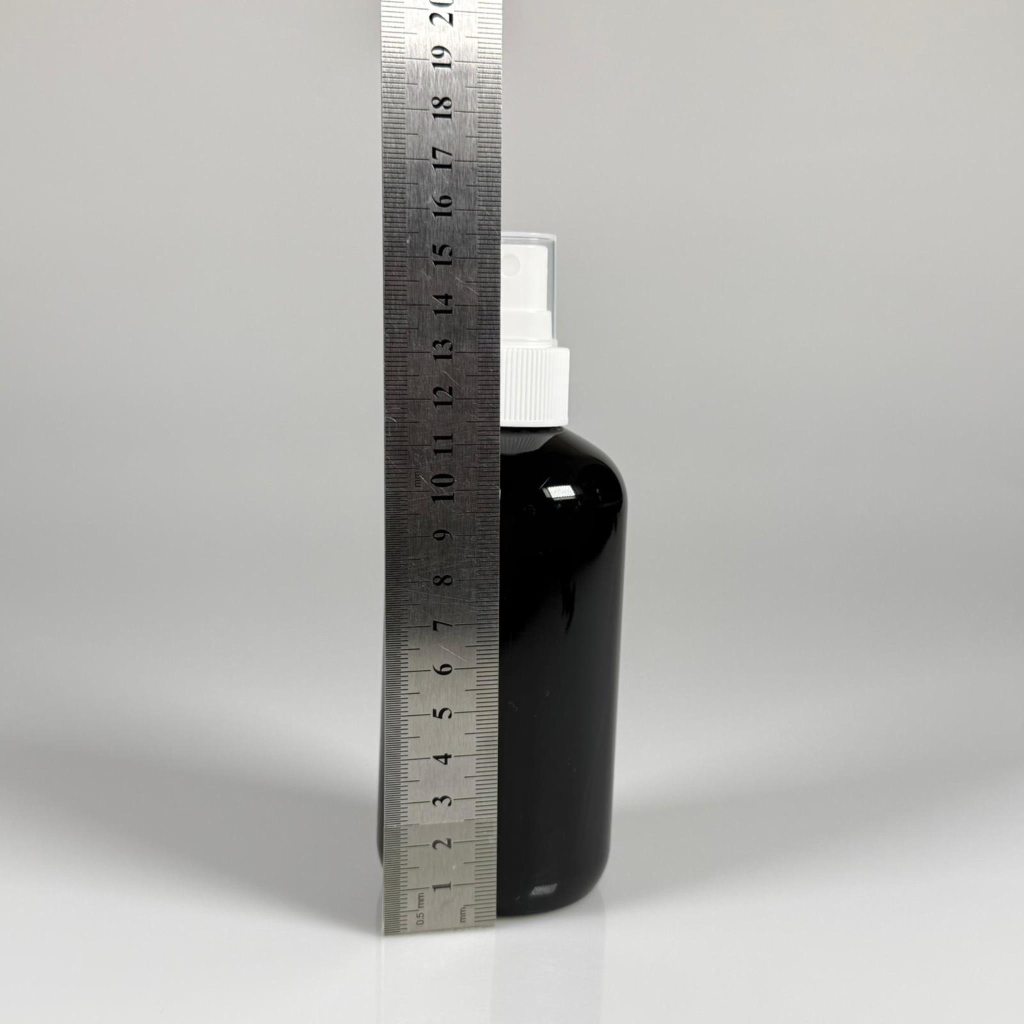 250 CC SİYAH ŞİŞE - BEYAZ SPREYLİ - 250 ML SPREYLİ PLASTİK ŞİŞE - ZEYNEP MODEL PET ŞİŞE