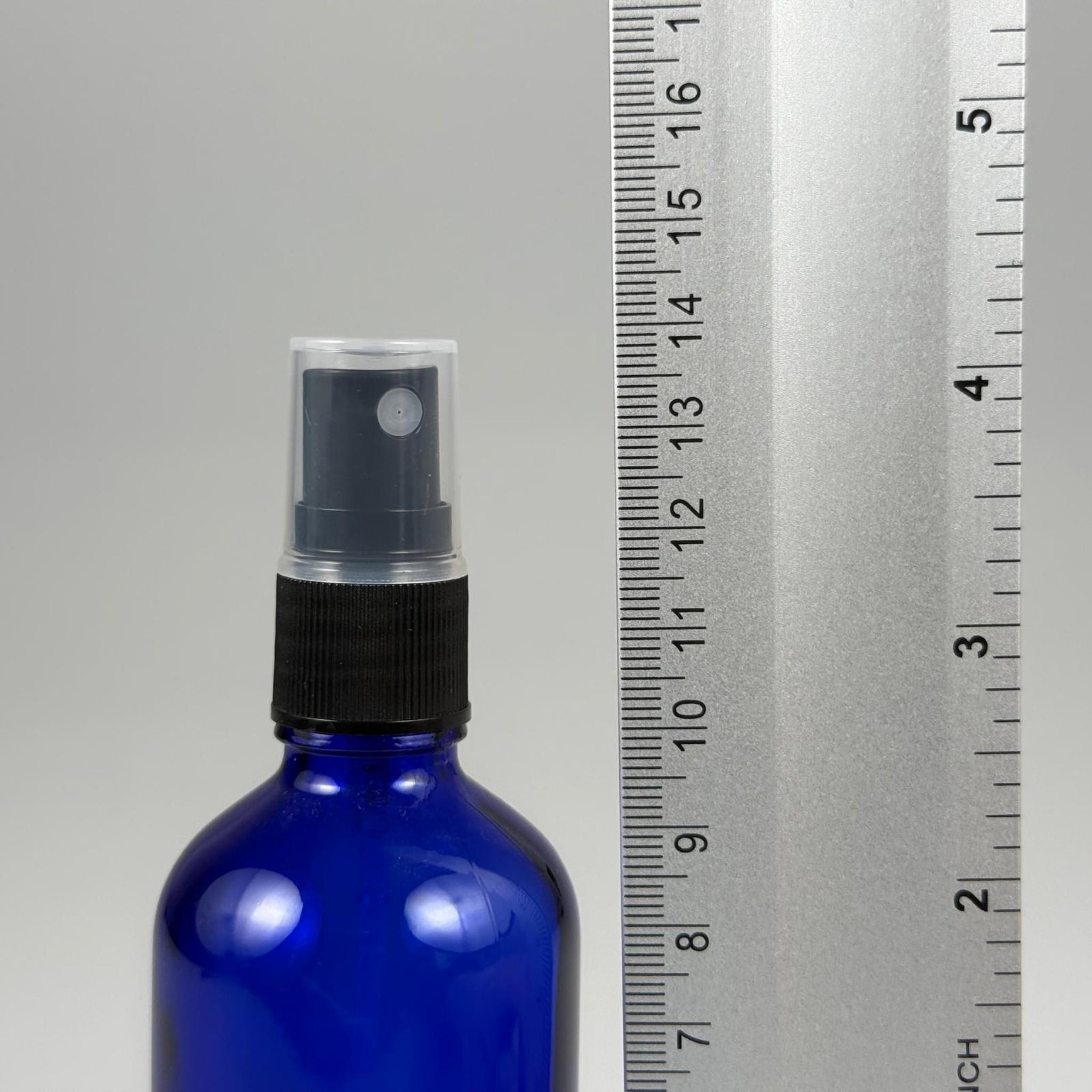 100 CC MAVİ CAM ŞİŞE SİYAH SPREYLİ TAKIM - 100 ML SPREYLİ ŞİŞE
