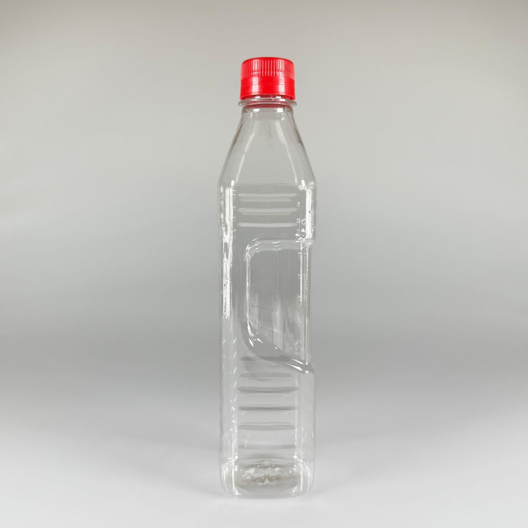 500 CC KÖŞELİ PET ŞİŞE - KIRMIZI KİLİTLİ KAPAKLI 0,5 LİTRE KARE PLASTİK ŞİŞE - ZEYTİNYAĞ ŞİŞESİ