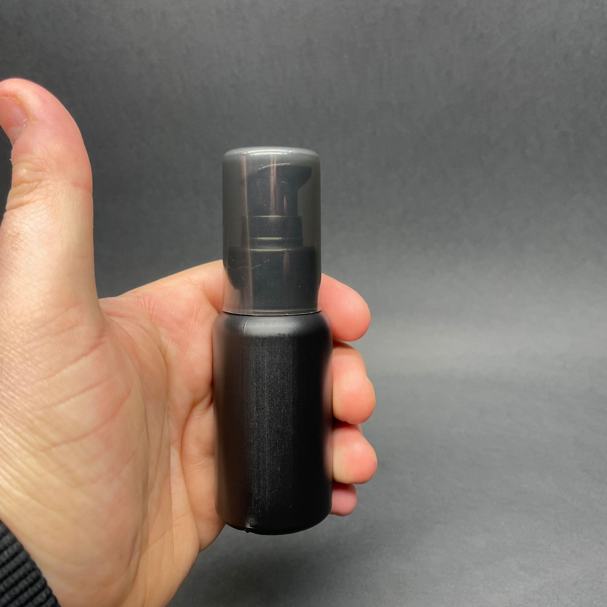 50 CC SİYAH POLİETİLEN PLASTİK ŞİŞE - SİYAH  LOSYON POMPALI - 50 ML POMPALI PLASTİK ŞİŞE
