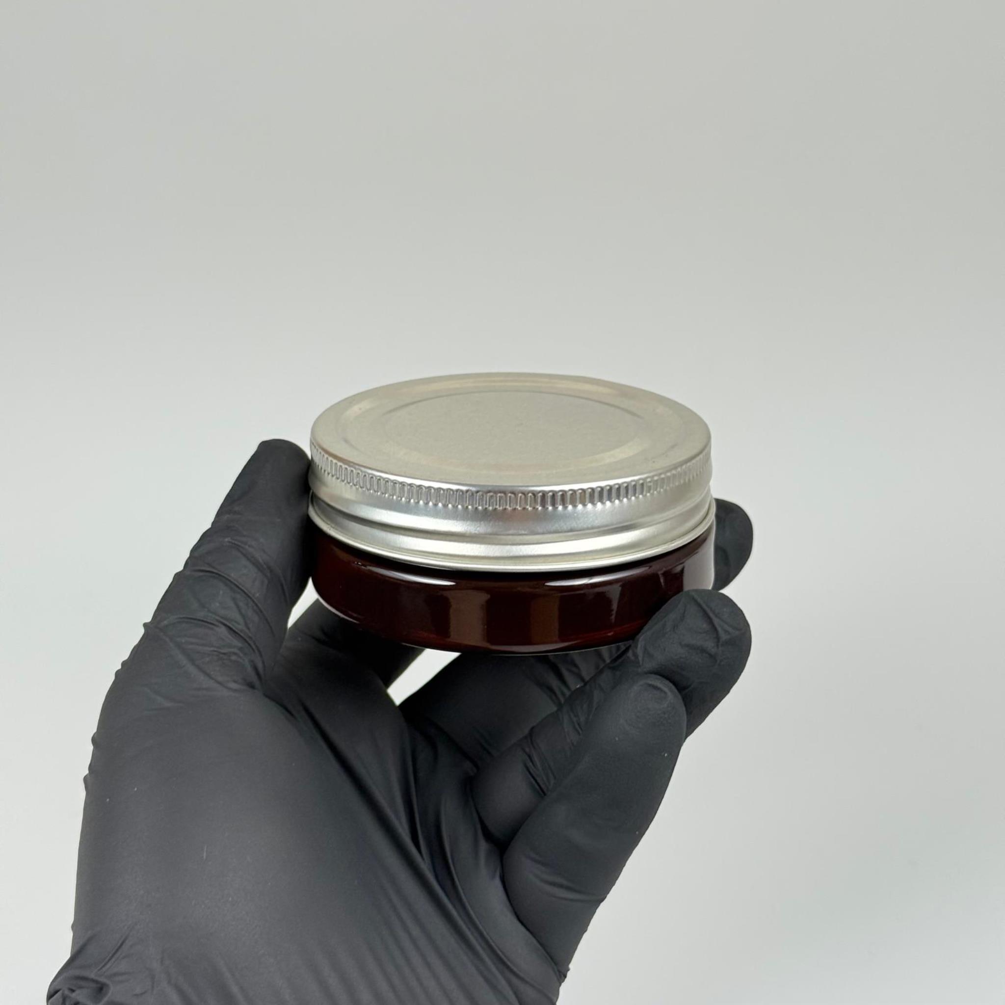 50 ML SERT PET KAVANOZ + GÜMÜŞ METAL KAPAK + İÇ TIPA - 50 CC KALIN AMBER PLASTİK KAVANOZ GÜMÜŞ METAL KAPAKLI İÇ TIPALI TAKIM - KREM KAVANOZLARI