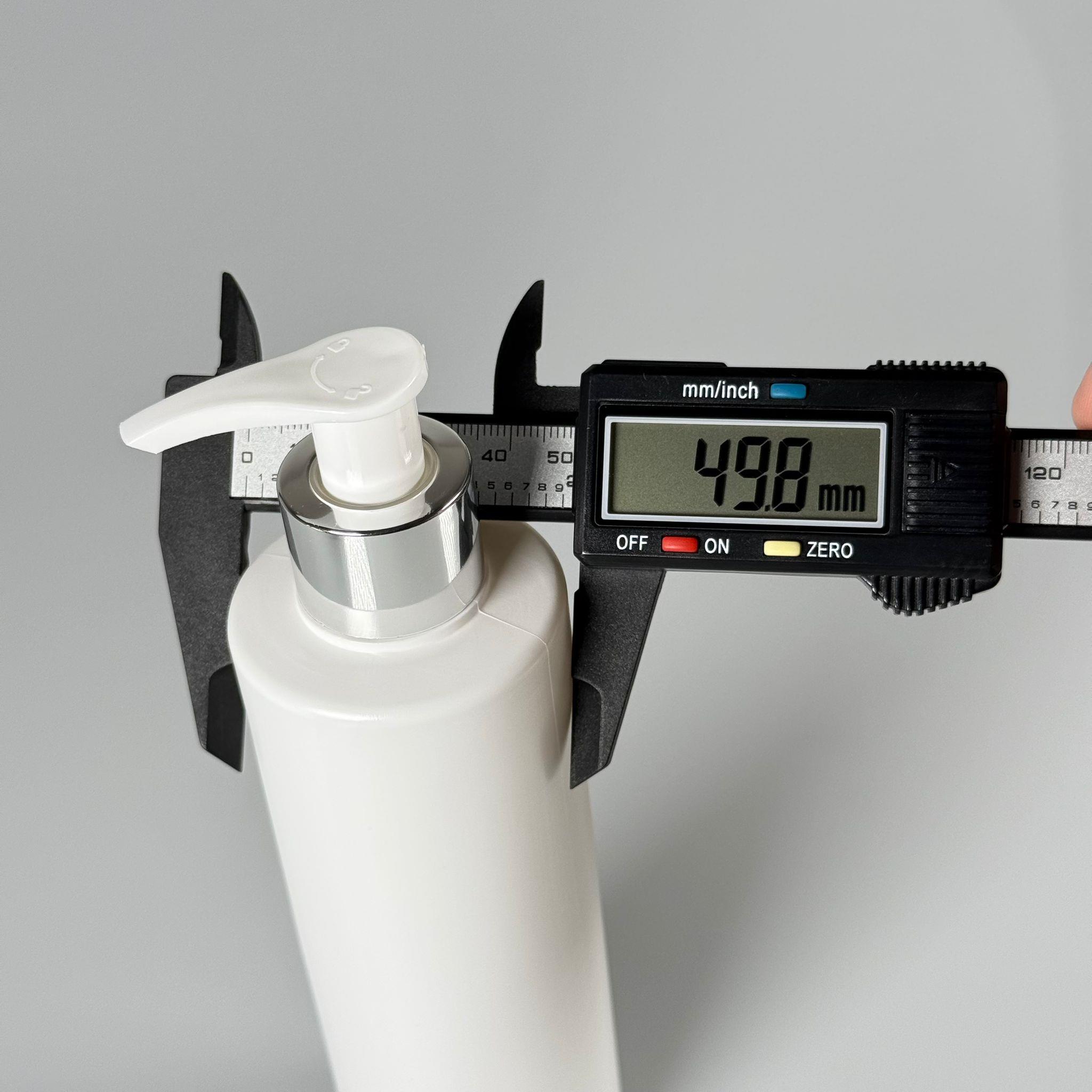 200 CC (SİLME 250 CC) BEYAZ SİLİNDİR MODEL MAT SERT POLİETİLEN ŞİŞE - GÜMÜŞ POMPALI - 200 ML POMPALI BEYAZ PLASTİK ŞİŞE