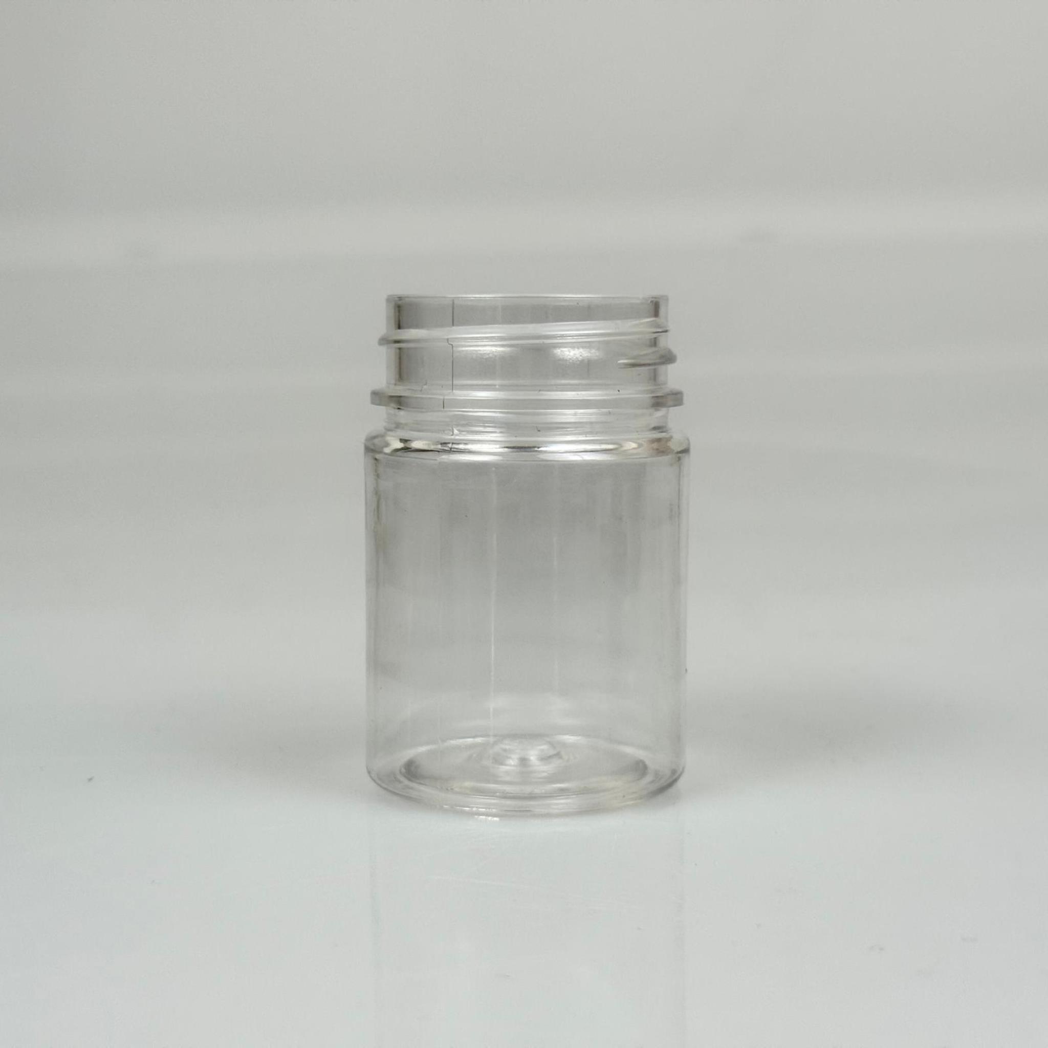 50 CC PET ŞİŞE GENİŞ AĞIZLI KAPAKSIZ (38 AĞIZ) - 50 ML PLASTİK NUMUNE KAVANOZU