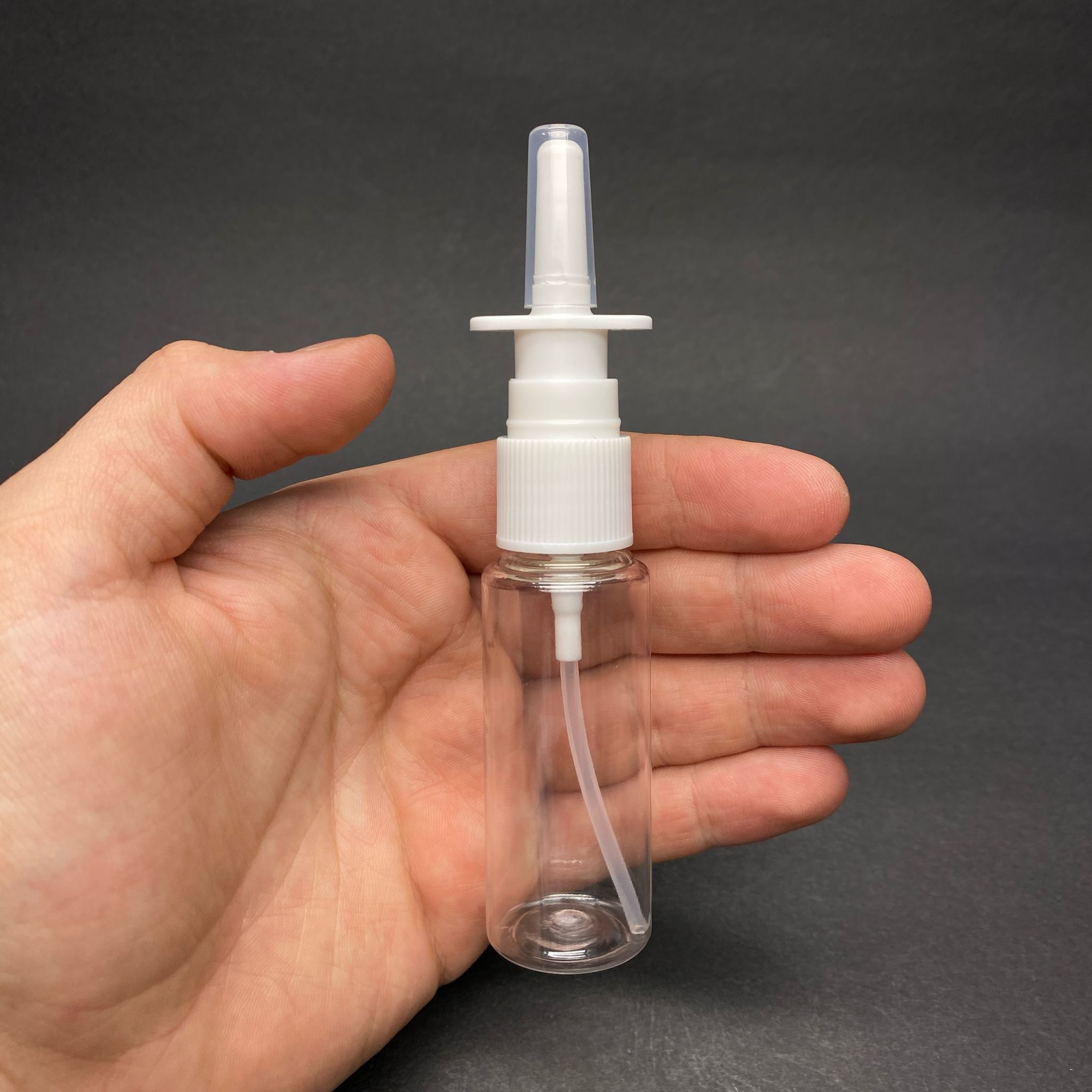 30 CC ŞEFFAF PET ŞİŞE- NAZAL BURUN SPREYLİ 30 ML PLASTİK ŞİŞE