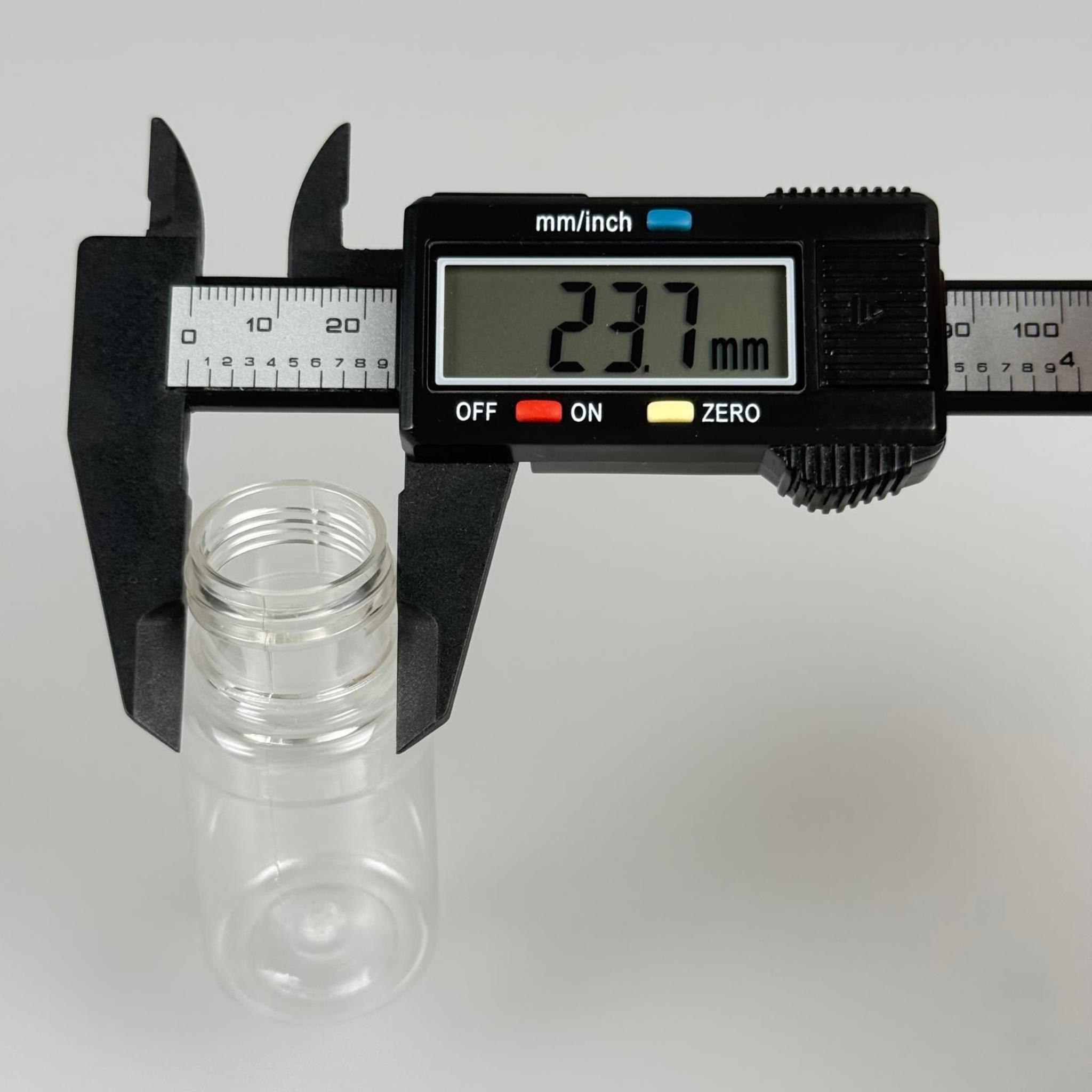 30 CC PET KAVANOZ GENİŞ AĞIZ 25 MM AĞIZ ÇAPI - KAPAKSIZ