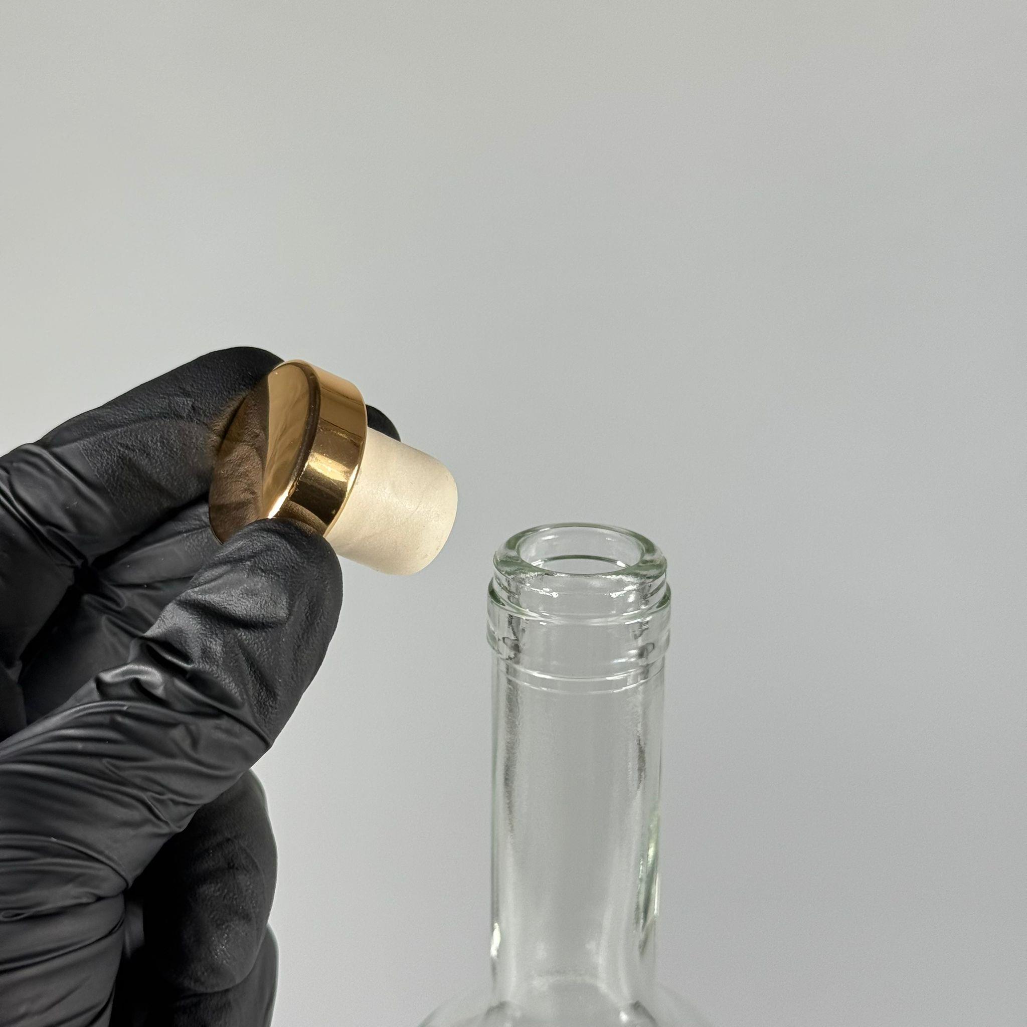 750 CC PAŞABAHÇE YAĞDANLIK ŞİŞESİ - GOLD SENTETİK MANTAR TIPALI - 750 ML YAĞ ŞİŞESİ ŞEFFAF - CAM ZEYTİNYAĞ ŞİŞESİ