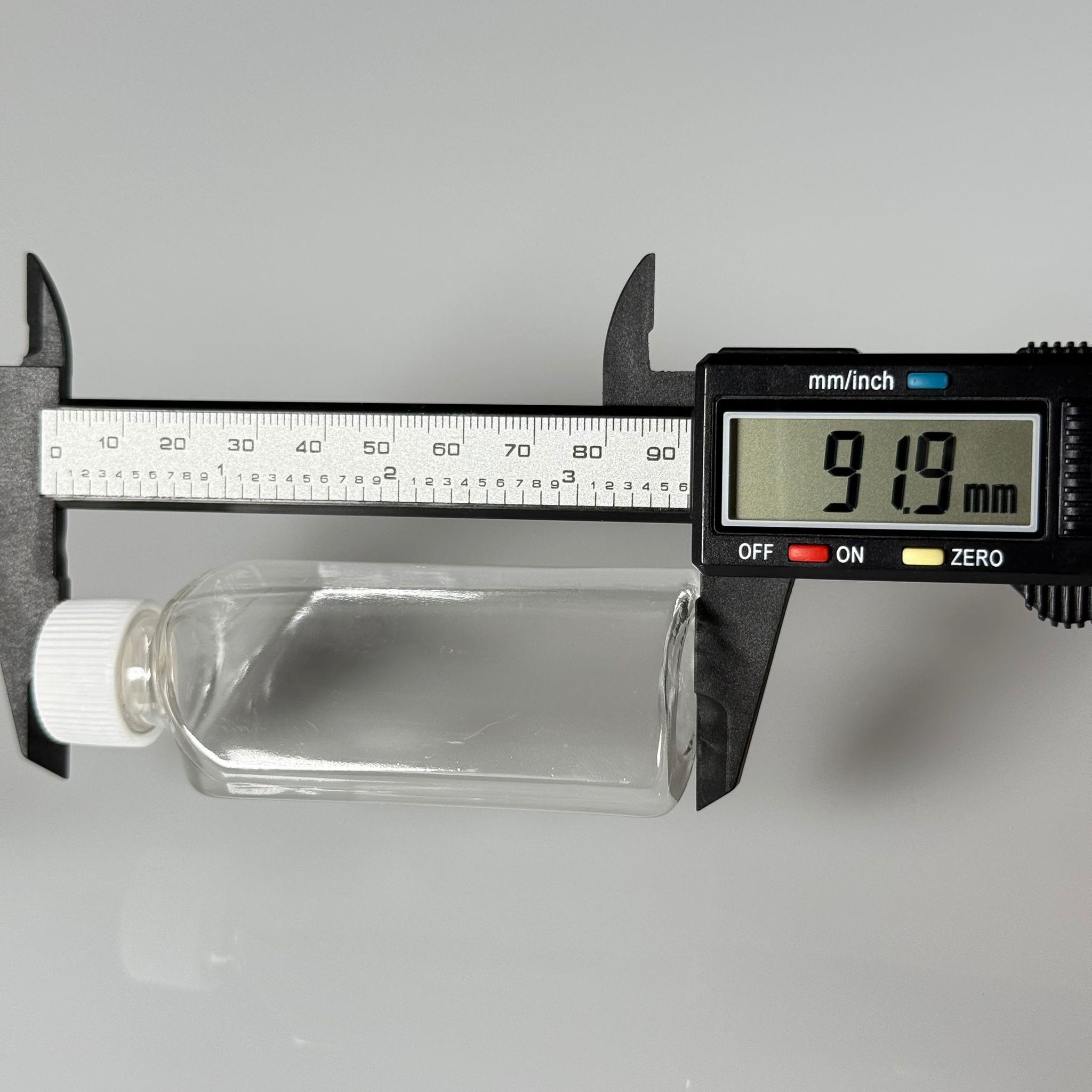 50 CC YASSI PET ŞİŞE + CONTALI BEYAZ KAPAK