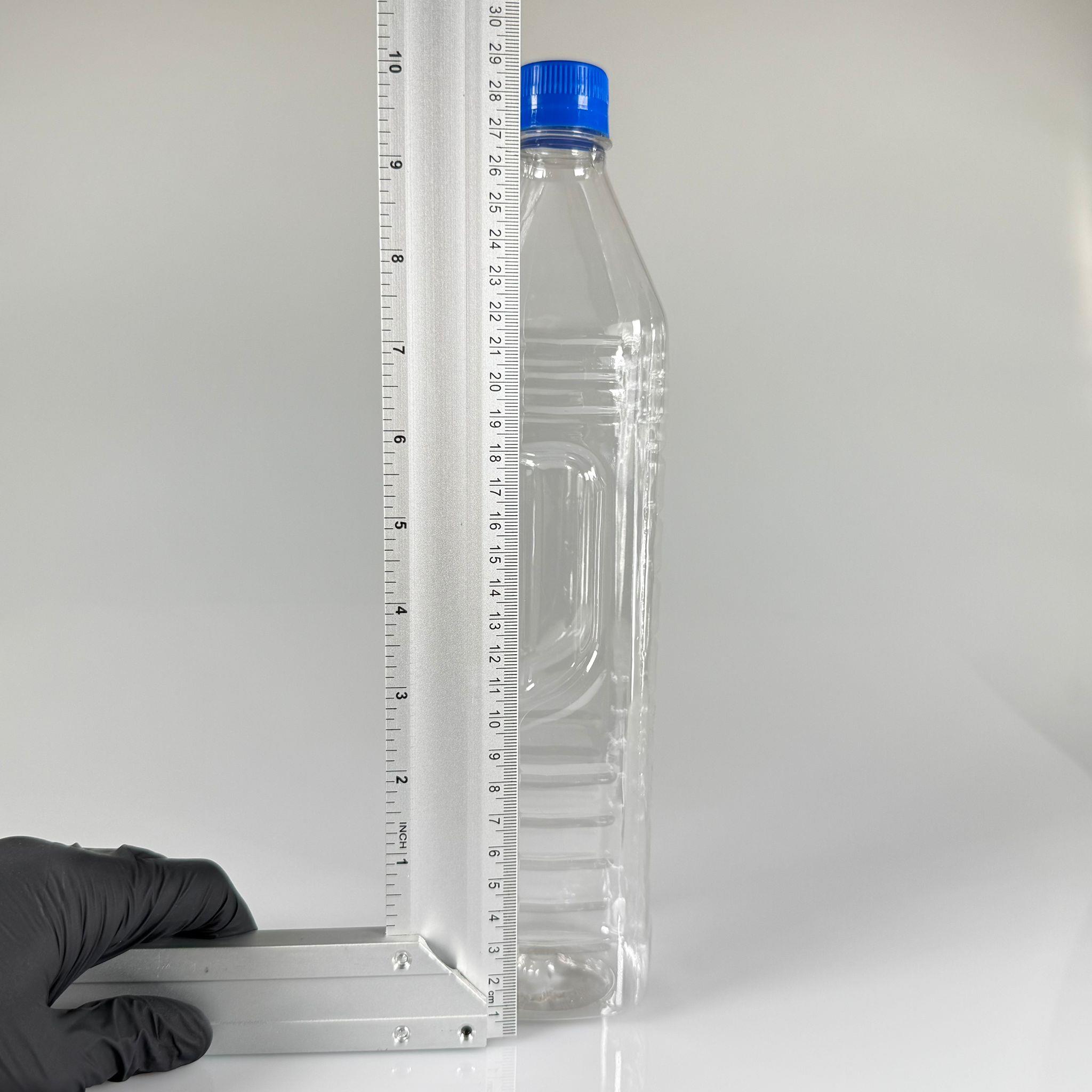 1000 CC KÖŞELİ PET ŞİŞE - MAVİ KİLİTLİ KAPAKLI 1 LİTRE KARE PLASTİK ŞİŞE - ZEYTİNYAĞ ŞİŞESİ