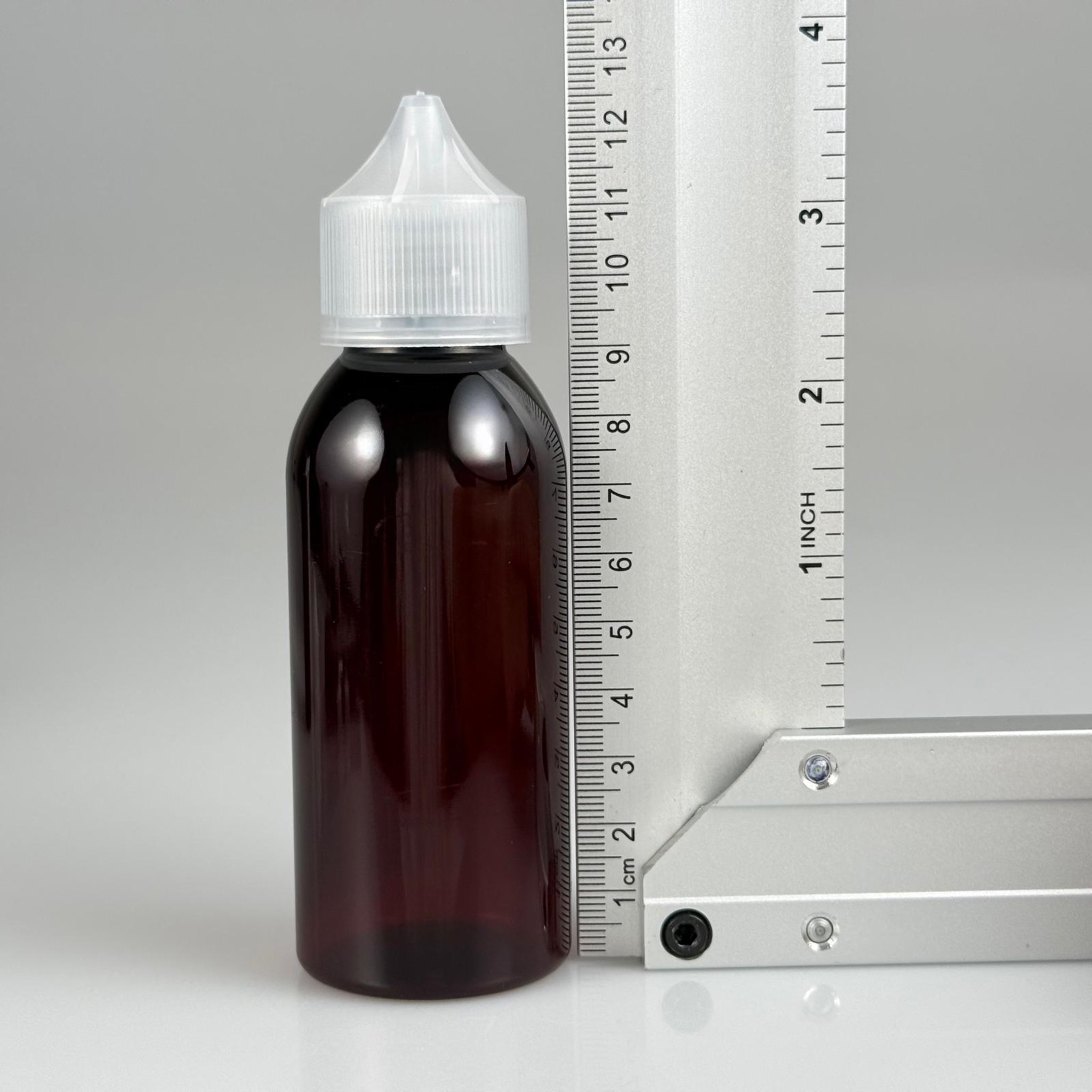 100 CC SERT GORİLLA ŞİŞE - AMBER - 100 ML LİKİT ŞİŞESİ - MÜREKKEP ŞİŞESİ - ÇOCUK KİLİT KAPAKLI  - AKITICI TIPALI - İĞNE UÇLU DAMLALIKLI ŞİŞE