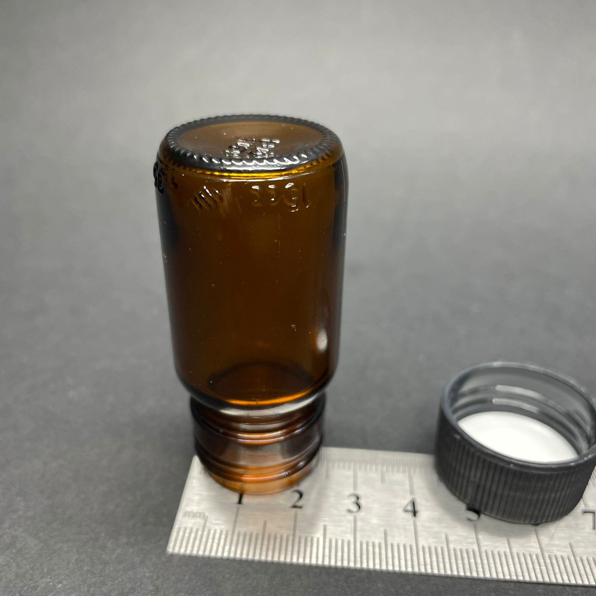 15 CC AMBER CAM ŞİŞE KAPAKSIZ (25 AĞIZ) - 15 ML ECZA ŞİŞESİ