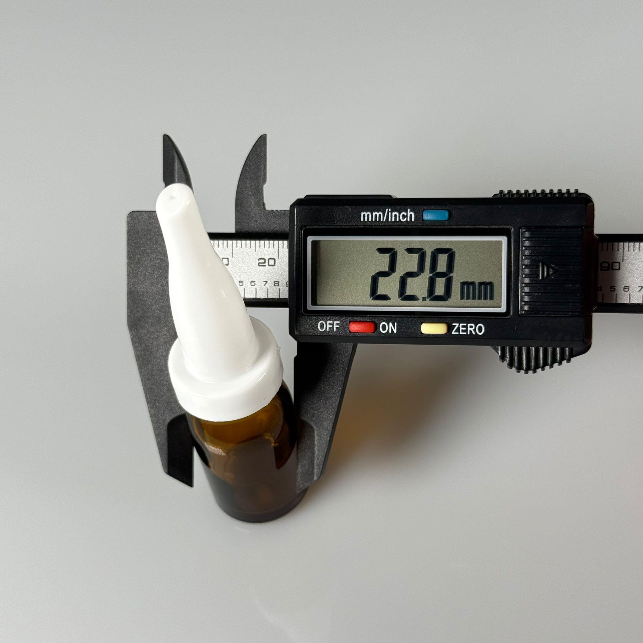 8 CC AMBER KAHVERENGİ CAM PENİSİLİN FLAKON ŞİŞE - 8 ML CAM ŞİŞE + ÜSTTEN DAMLALIKLI KAPAK + İÇ TIPA