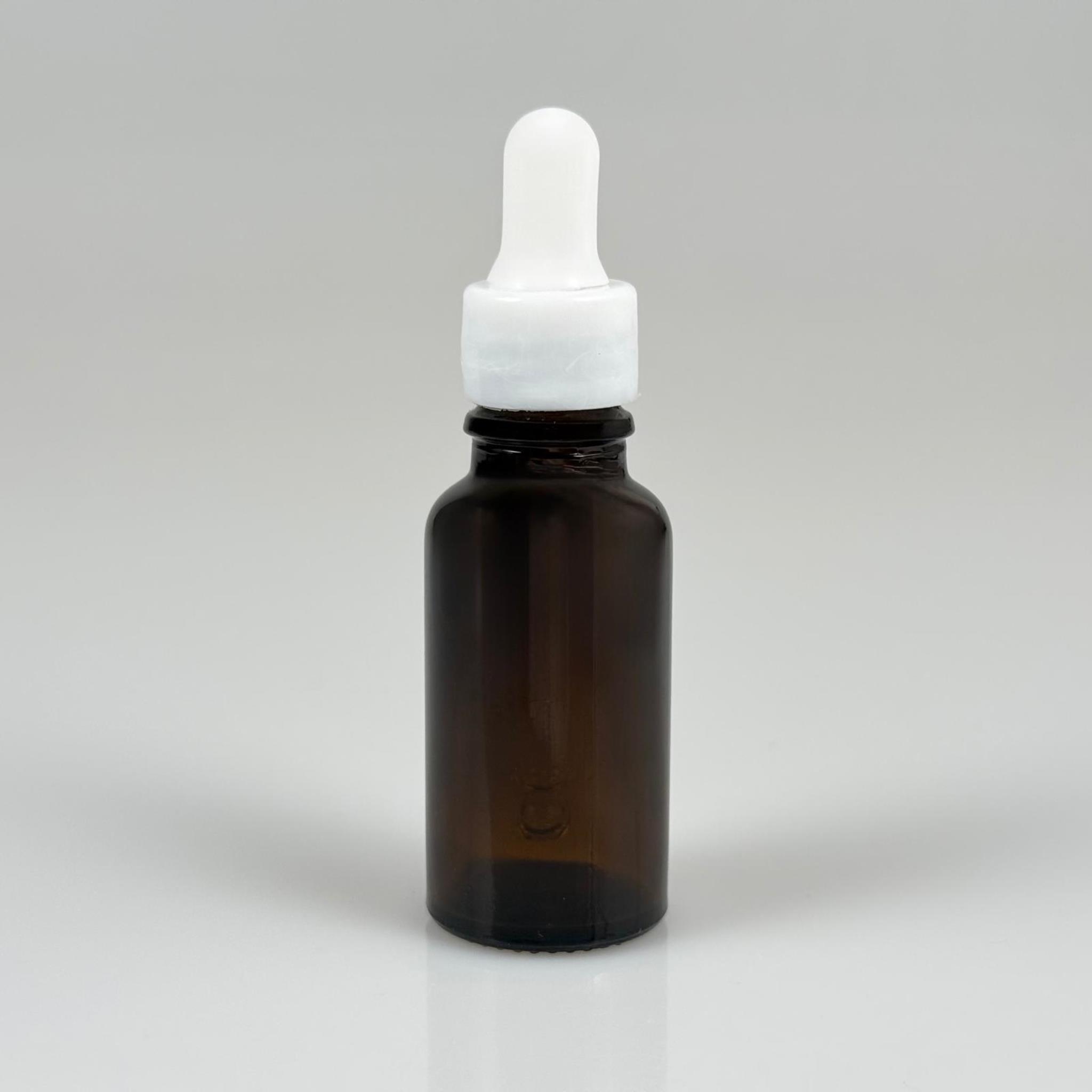 20 CC AMBER CAM DAMLALIKLI ŞİŞE - BEYAZ EMZİK + BEYAZ DÜZ KAPAK + CAM PİPET TAKIM - 20 ML KAHVERENGİ DAMLALIKLI ŞİŞE SETİ
