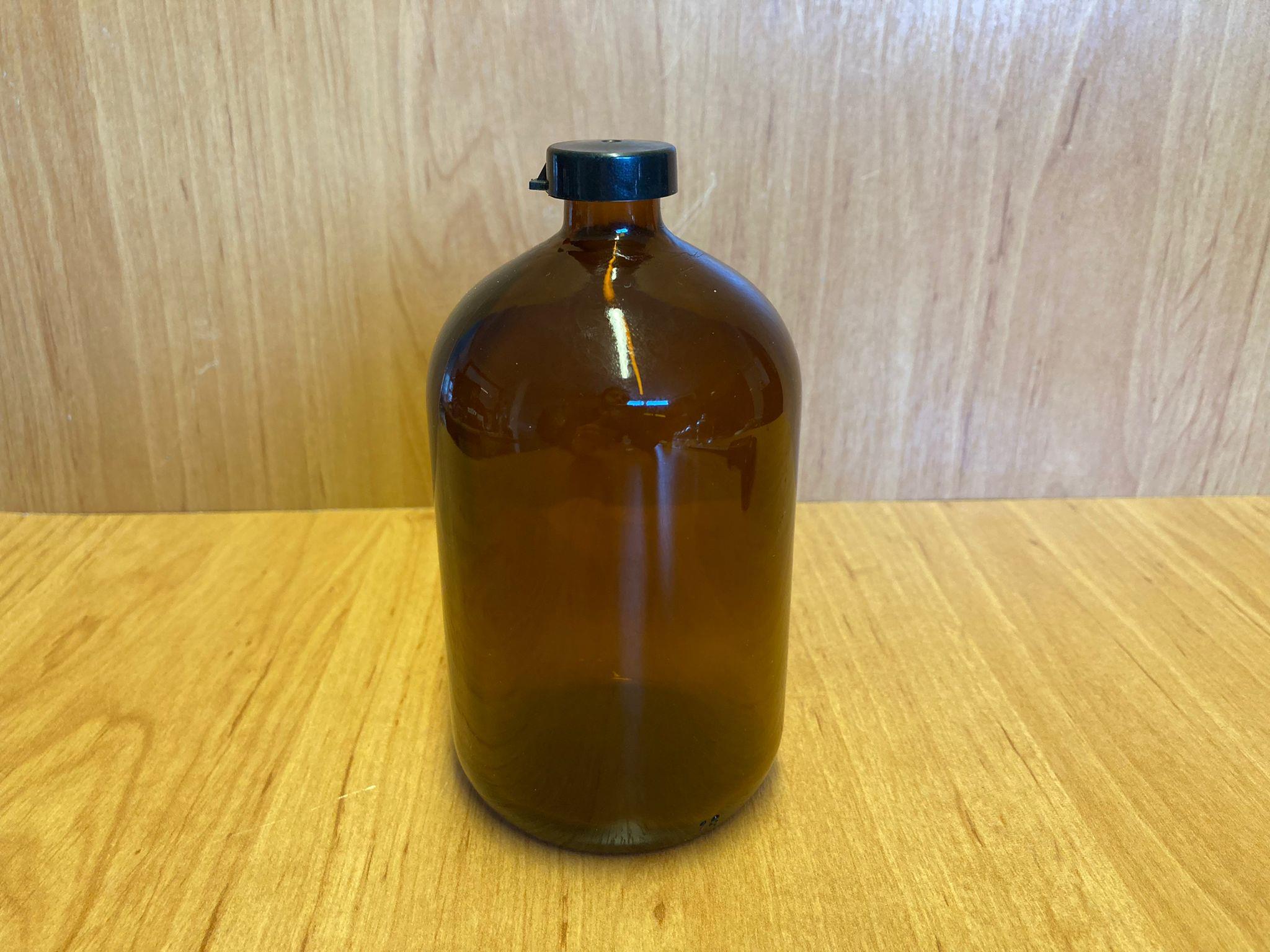 250 CC AMBER FLAKON PENİSİLİN ŞİŞESİ - SİYAH KAPAKLI - 250 ML KAPAKLI KAHVERENGİ CAM ŞİŞE - SIZDIRMAZ - ELLE KAPANIR