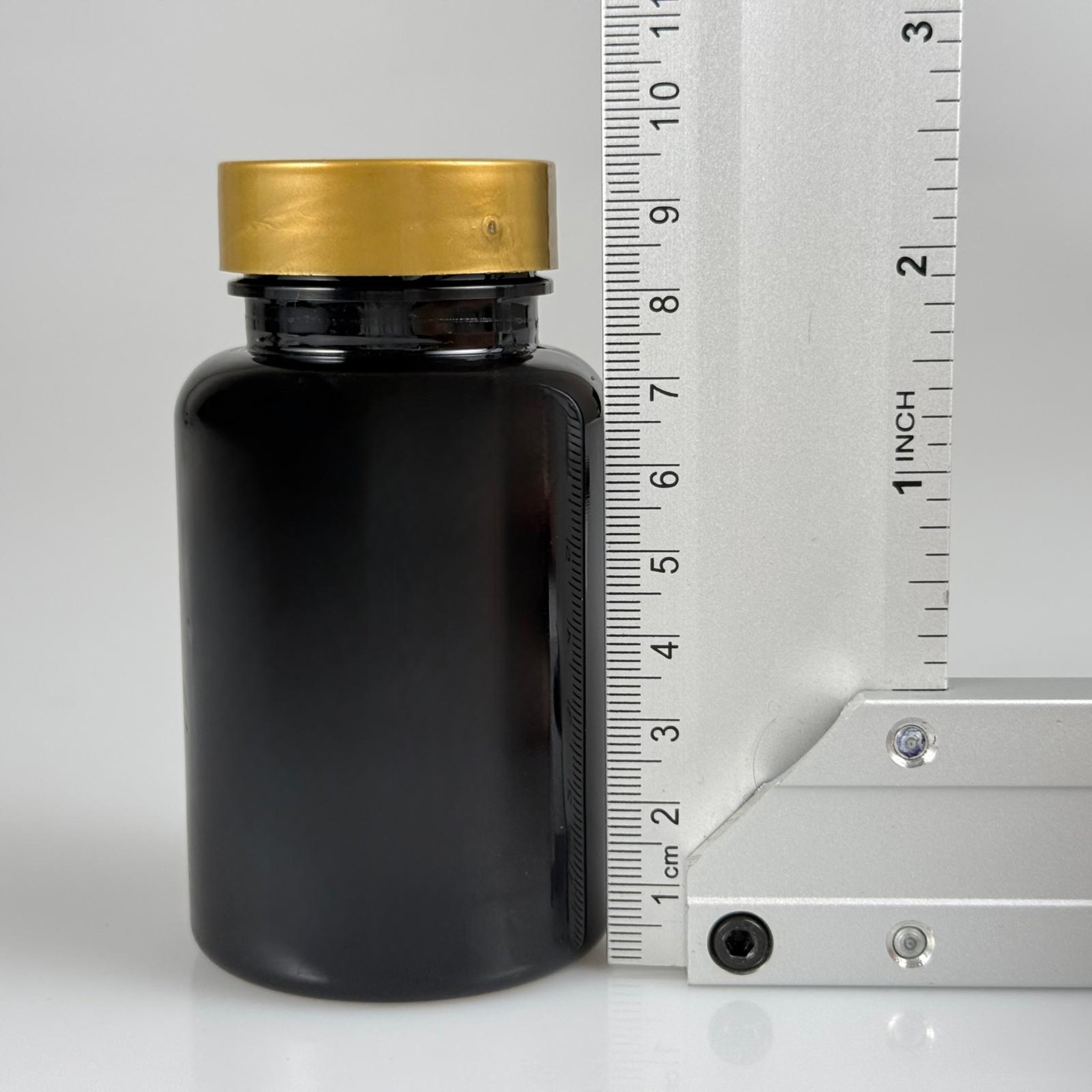 150 CC SİYAH PET PUDRA ŞİŞESİ + GOLD PLASTİK KAPAKLI + PUDRA TIPALI TAKIM - 150 ML PUDRA KUTUSU, EKO TUZLUK