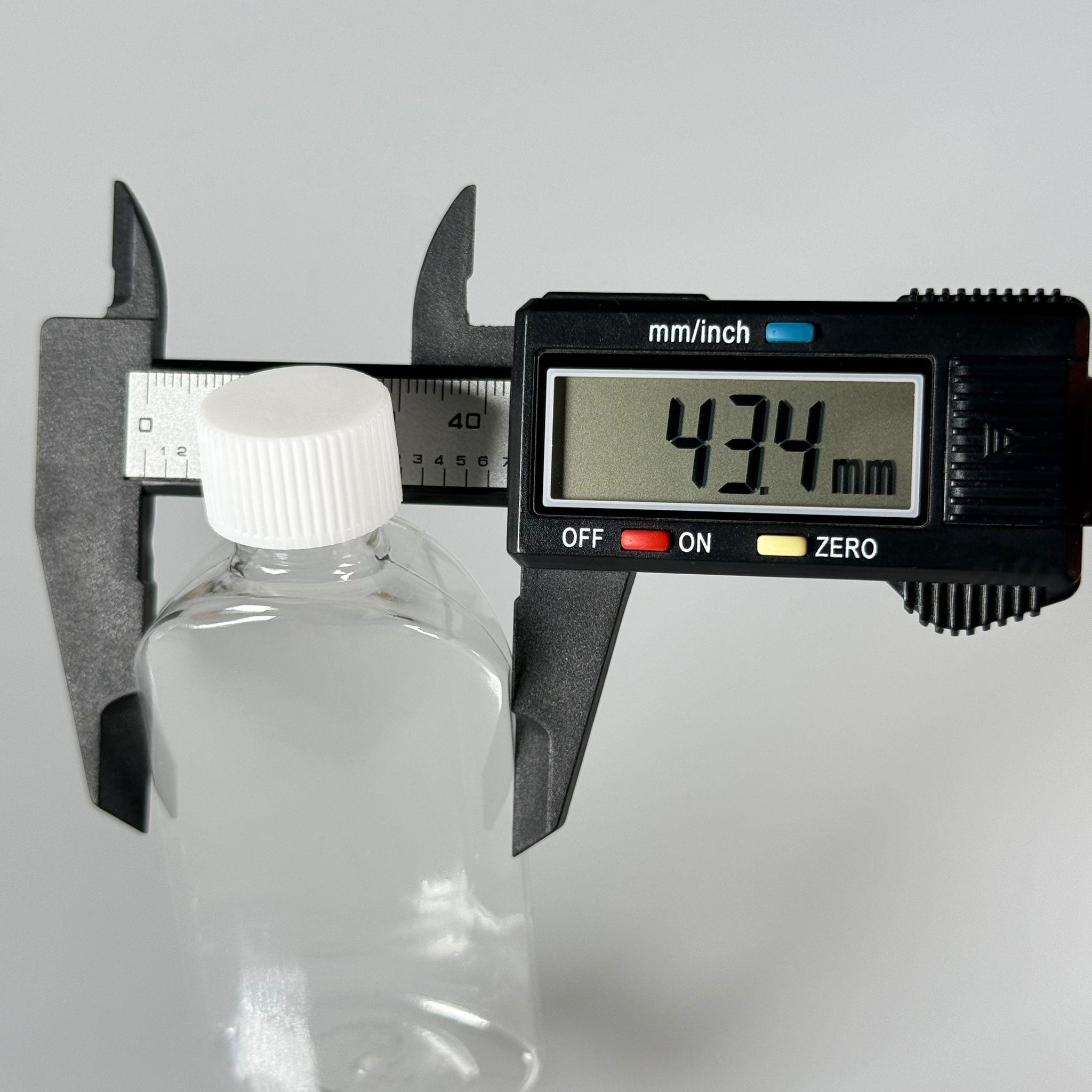 50 CC YASSI PET ŞİŞE + CONTALI BEYAZ KAPAK