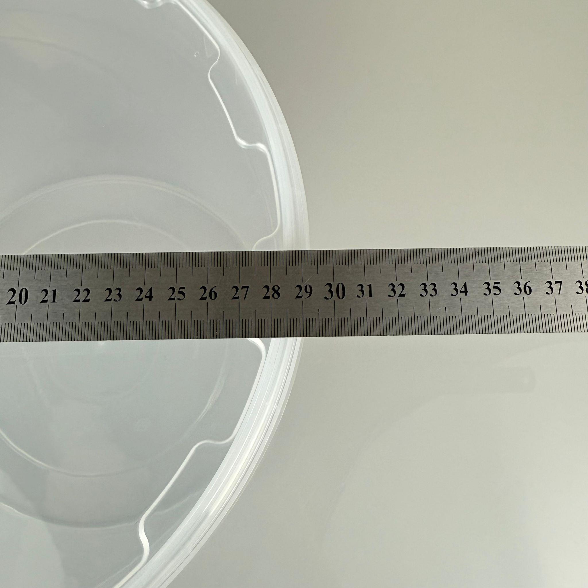 12,5 LİTRE PLASTİK KOVA - ŞEFFAF - 12,5 LT SAPLI GIDAYA UYGUN SIZDIRMAZ KİLİTLİ KAPAKLI KOVA - YOĞURT KOVASI, BOYA KOVASI, TAHİN PEKMEZ KOVASI, ZEYTİN KOVASI VB ALANLARDA KULLANILABİLİR.