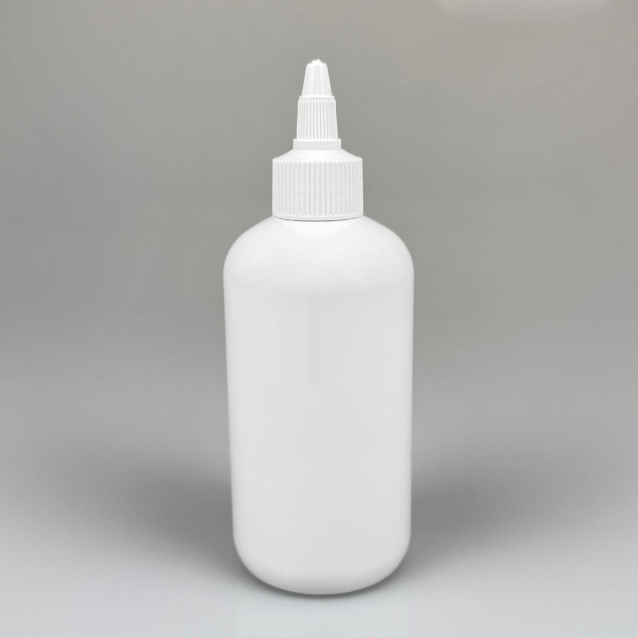 YAĞ, SOS, ACI SOS, SİRKE, SRIRACHA, MÜREKKEP, TUTKAL AKITICI VB BOŞ ŞİŞELERİ - BEYAZ SİVRİ TWİST AKITICI KAPAK + 250 ML BEYAZ ZEYNEP PET PLASTİK ŞİŞE TAKIM