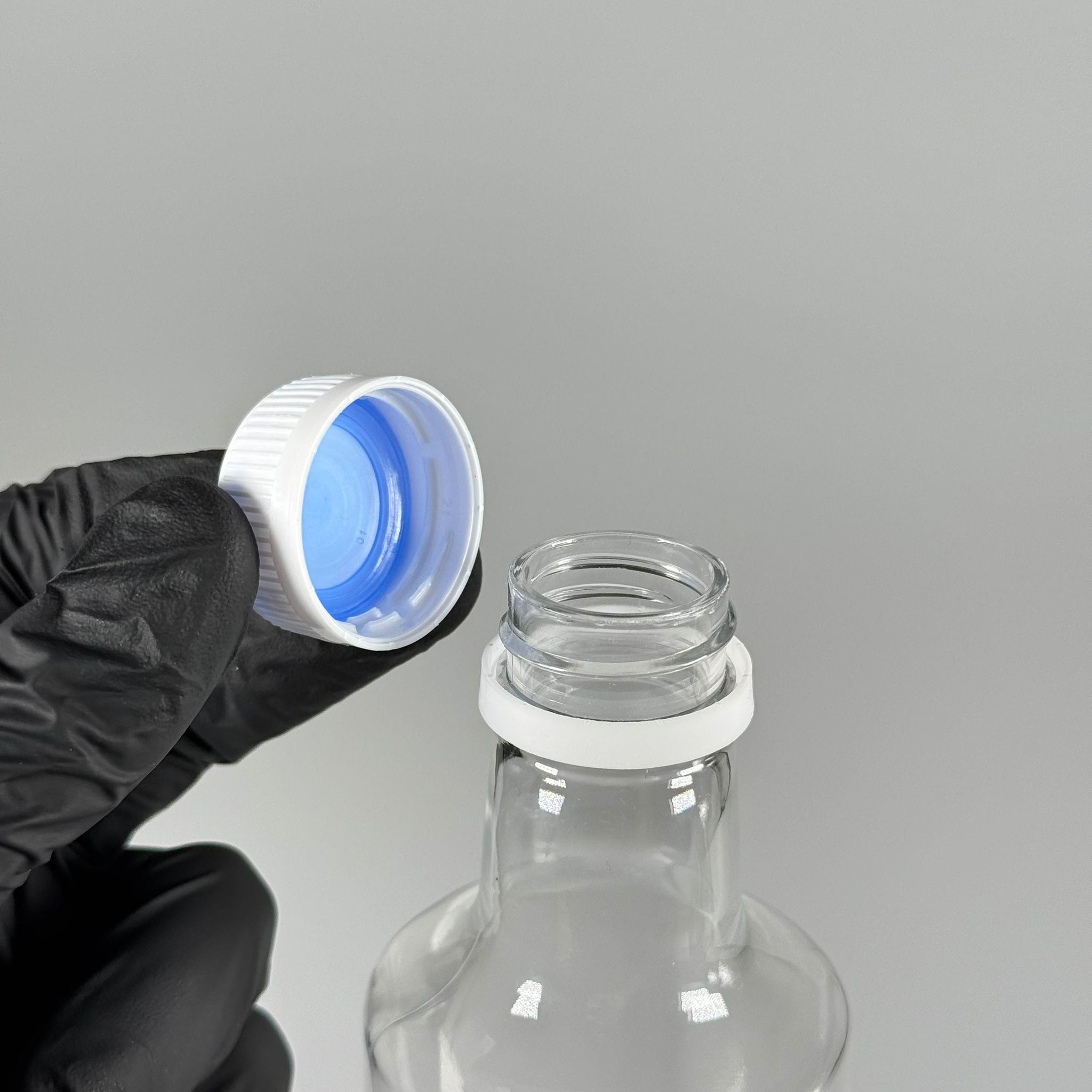 500 CC DORİKA SİLİNDİR PET ŞİŞE - CONTALI KİLİTLİ BEYAZ KAPAKLI -  (60 GR) CAM GÖRÜNÜMLÜ SERT KALIN KIRILMAZ 500 ML SİLİNDİR PLASTİK ŞİŞE