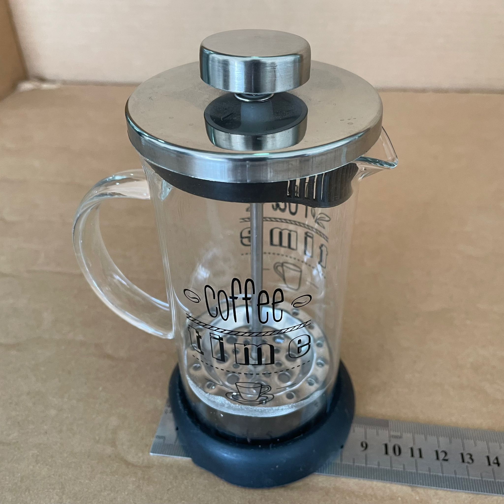 Filtre Kahve Ve Çay Demliği French Press 350 ml - SİLİKON ALTLI