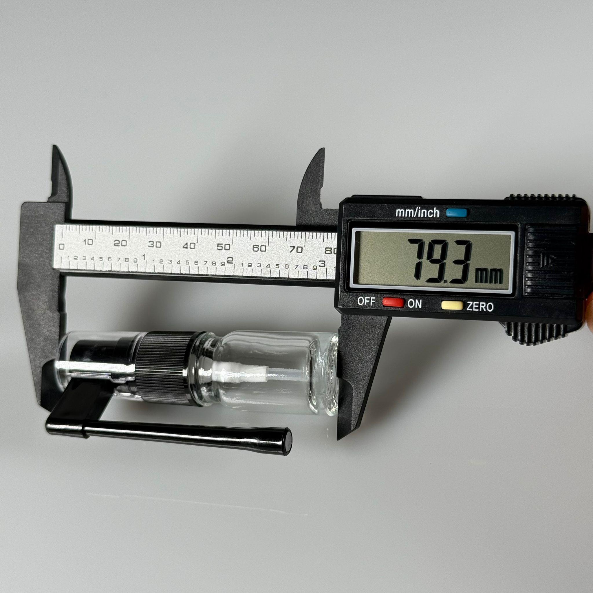 5 ml Farmasötik Plastik Uzun Nozullu Mist Oral Boğaz Spreyli Şeffaf Cam Şişe - 5 CC SİYAH ORAL BOĞAZ SPREYLİ CAM ŞİŞE