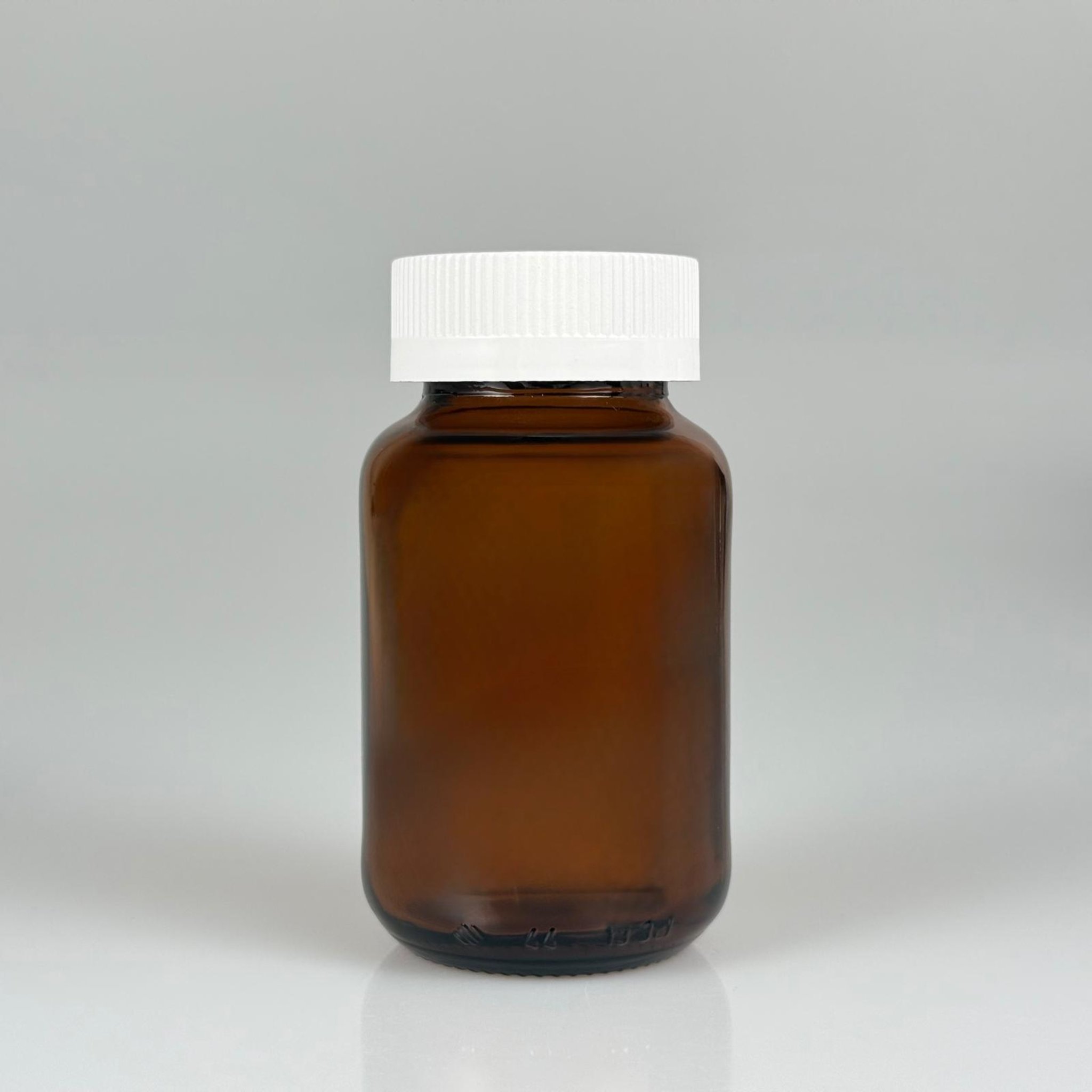 120 CC AMBER CAM TABLET ŞİŞESİ + 38 BEYAZ ÇOCUK KİLİTLİ KAPAK TAKIM - 120 ML (SİLME 133 ML) KAPSÜL KUTUSU - İLAÇ ŞİŞESİ - MEDİKAL HAP ŞİŞESİ - FARMASÖTİK KAVANOZ