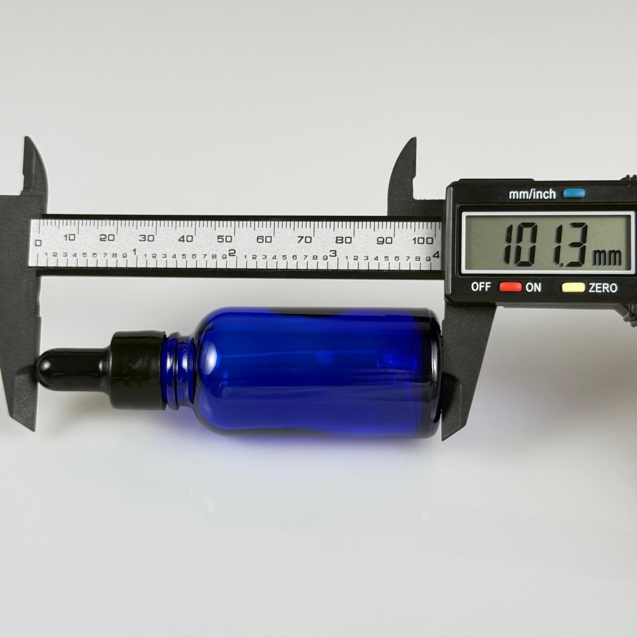 30 CC MAVİ CAM DAMLALIKLI ŞİŞE - SİYAH EMZİK + SİYAH DÜZ KAPAK + CAM PİPET TAKIM - 30 ML DAMLALIKLI ŞİŞE SETİ
