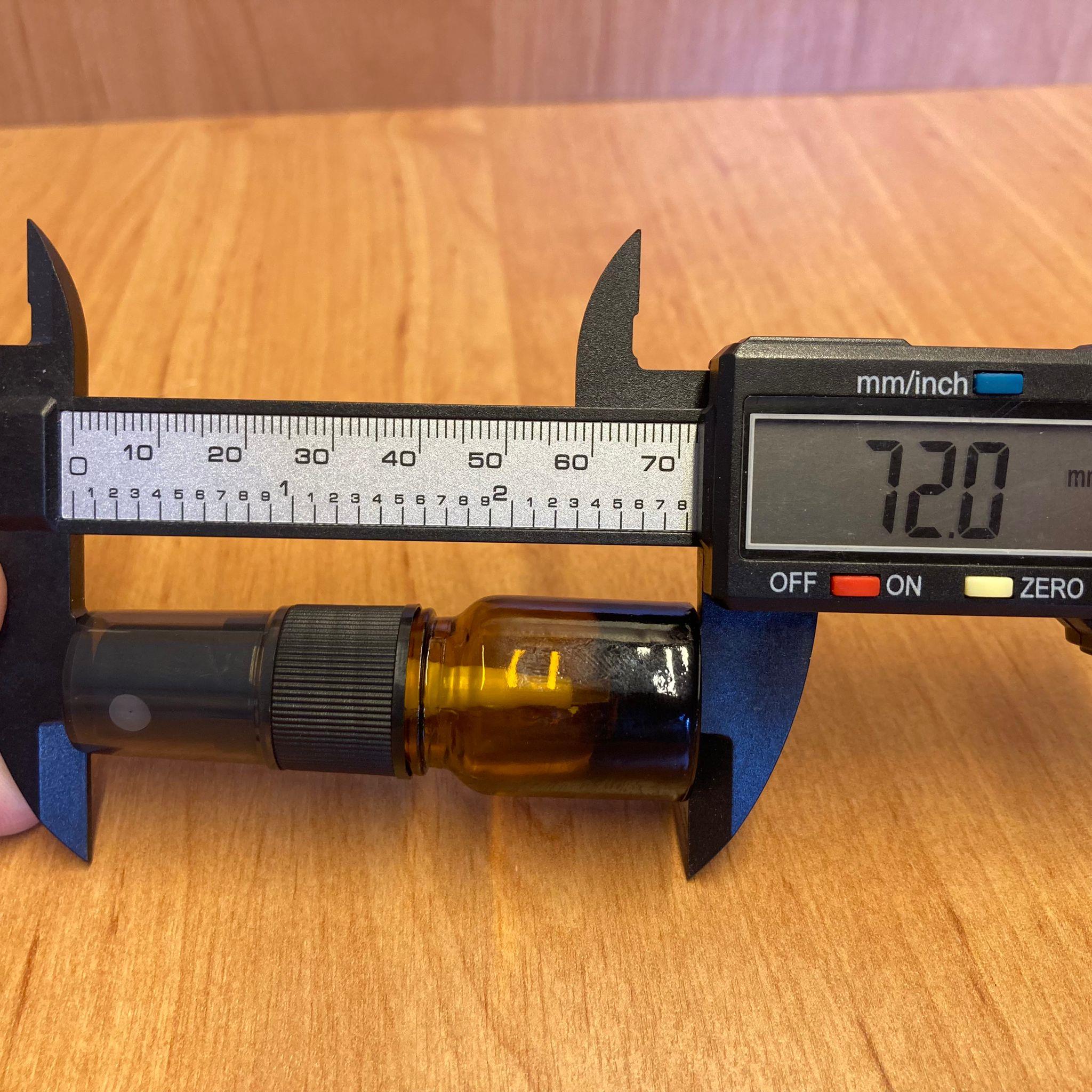 3 CC AMBER CAM ŞİŞE SİYAH SPREYLİ TAKIM - 3 ML KAHVERENGİ SPREYLİ ŞİŞE