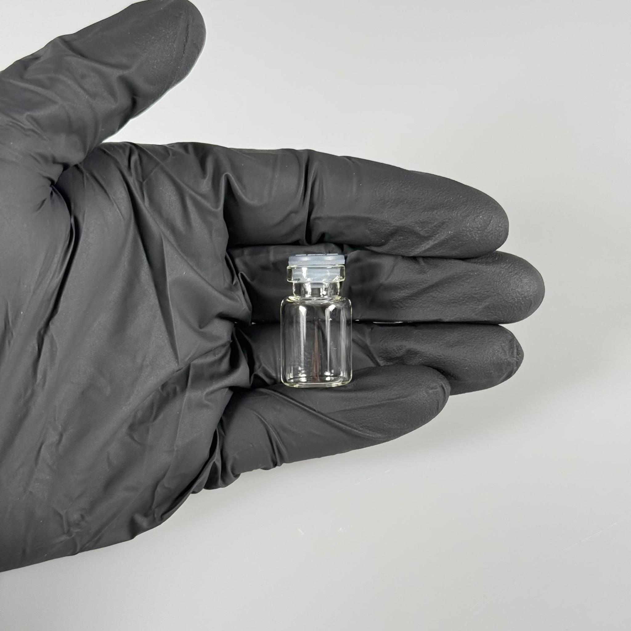 2 ML vial flakon şişe - 13 ağız 2 cc şeffaf cam ilaç şişesi + kauçuk butil enjektör tıpası