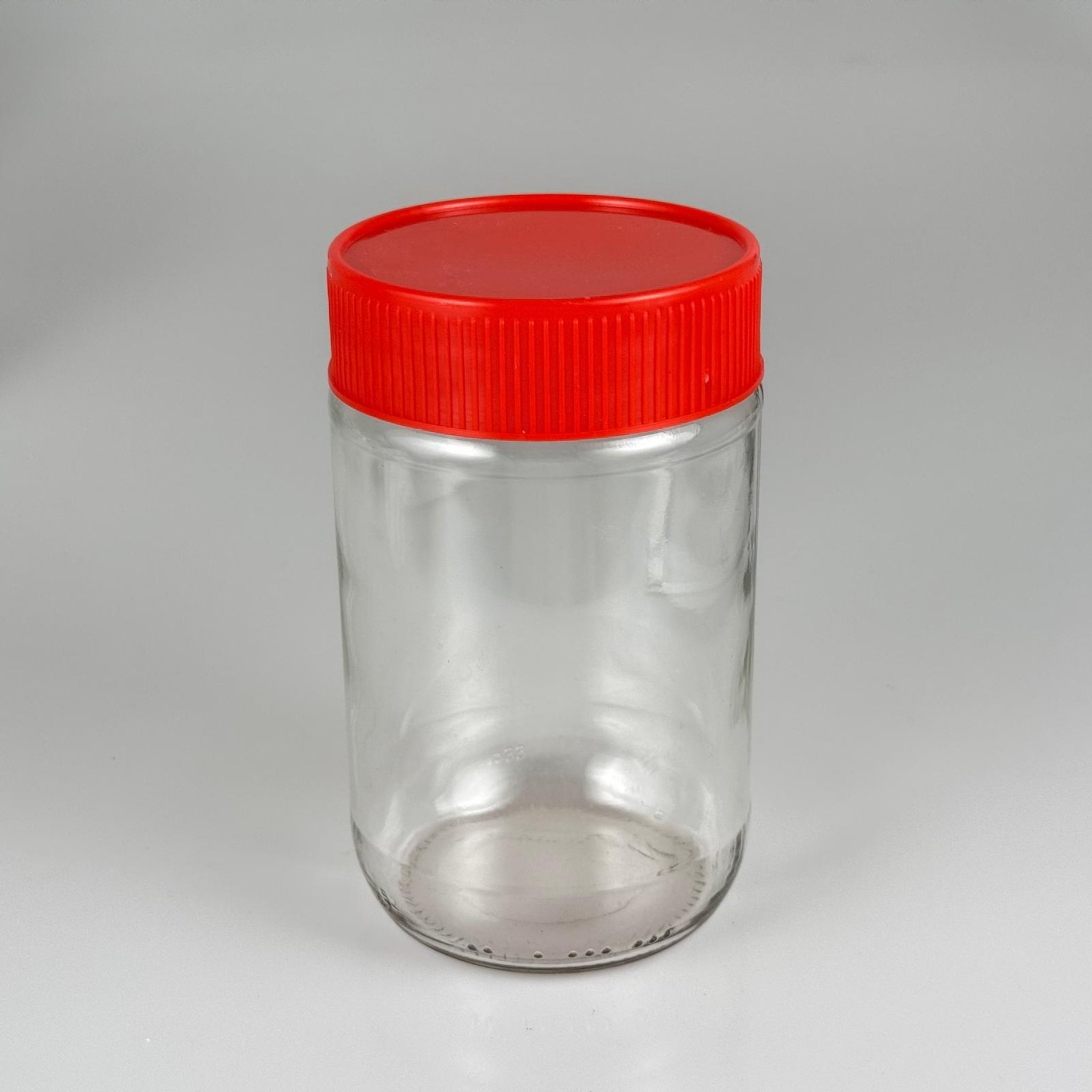 660 CC CAM KAVANOZ - KIRMIZI PLASTİK KAPAKLI - 660 ML CAM KAVANOZ - PAŞABAHÇE