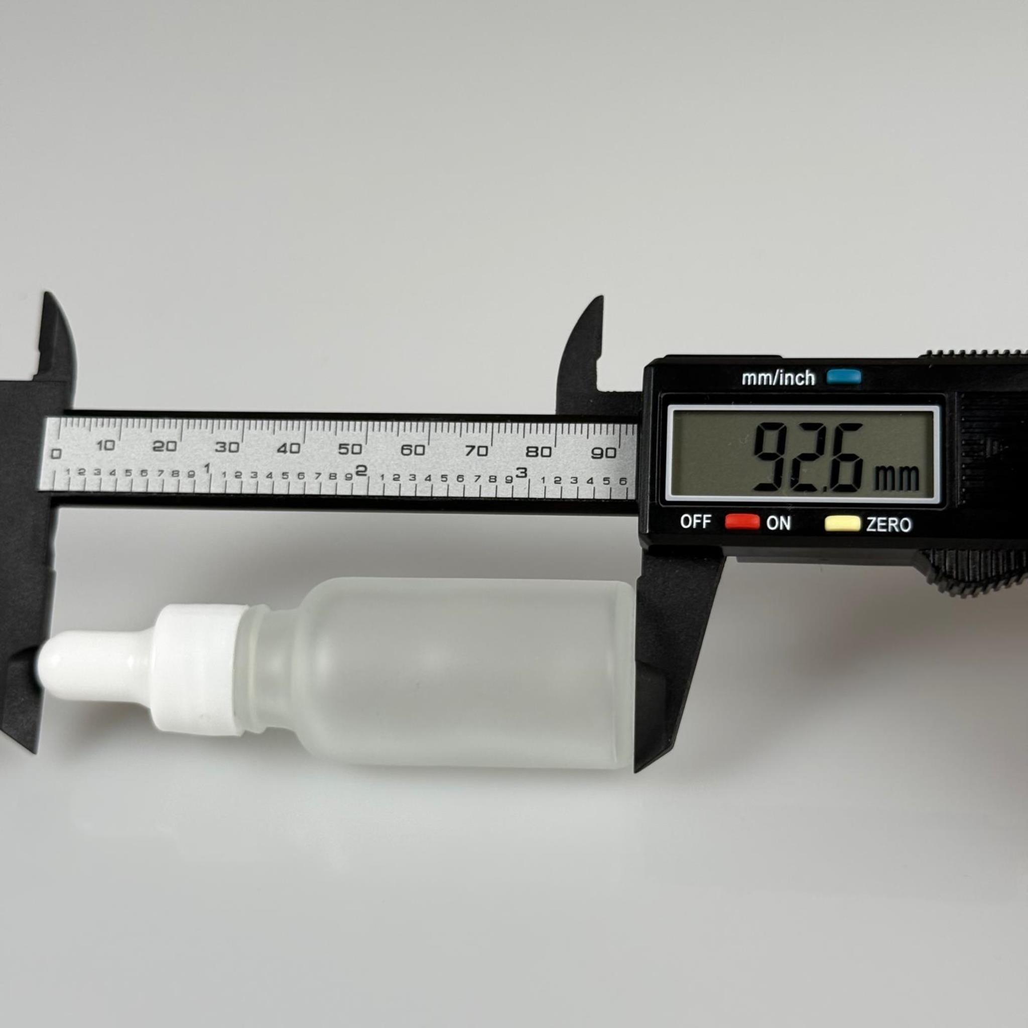 20 CC BUZLU CAM DAMLALIKLI ŞİŞE - BEYAZ EMZİK + BEYAZ DÜZ KAPAK + CAM PİPET TAKIM - 20 ML BUZLU DAMLALIKLI ŞİŞE SETİ