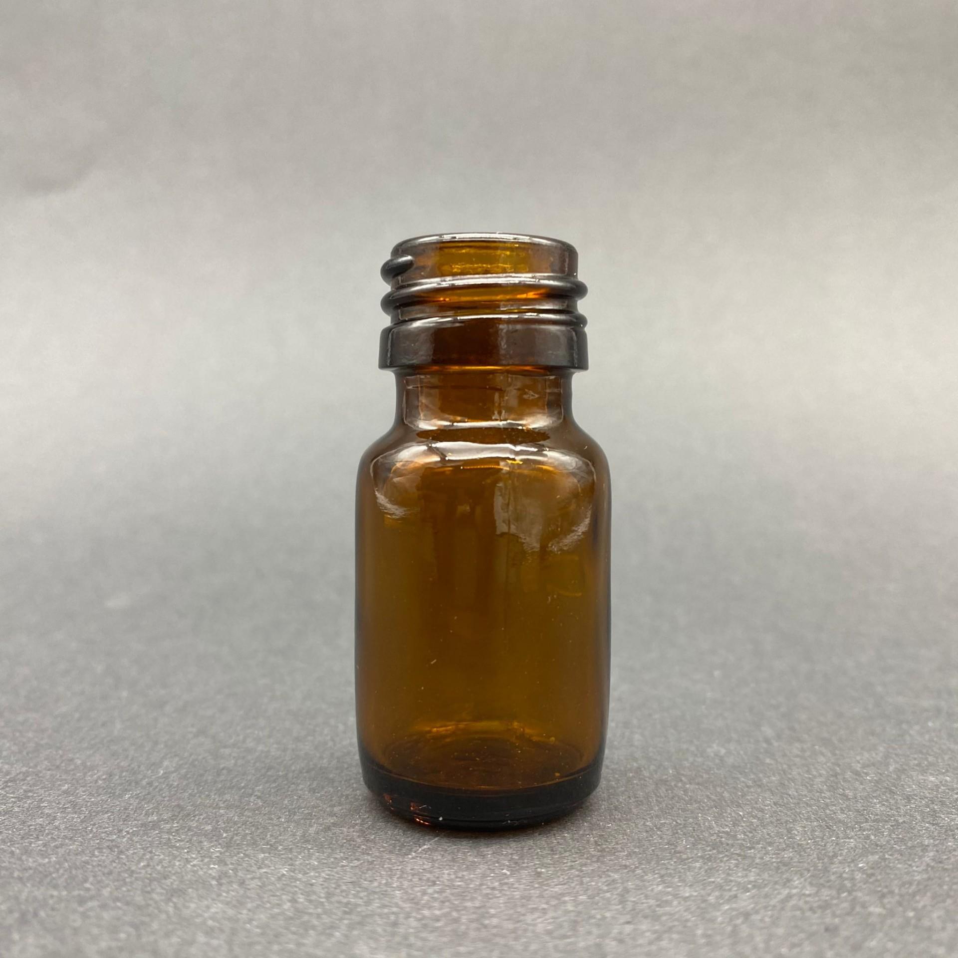 10 CC AMBER CAM ŞİŞE KAPAKSIZ  (22 AĞIZ) - 10 ML AMBER CAM ŞİŞE