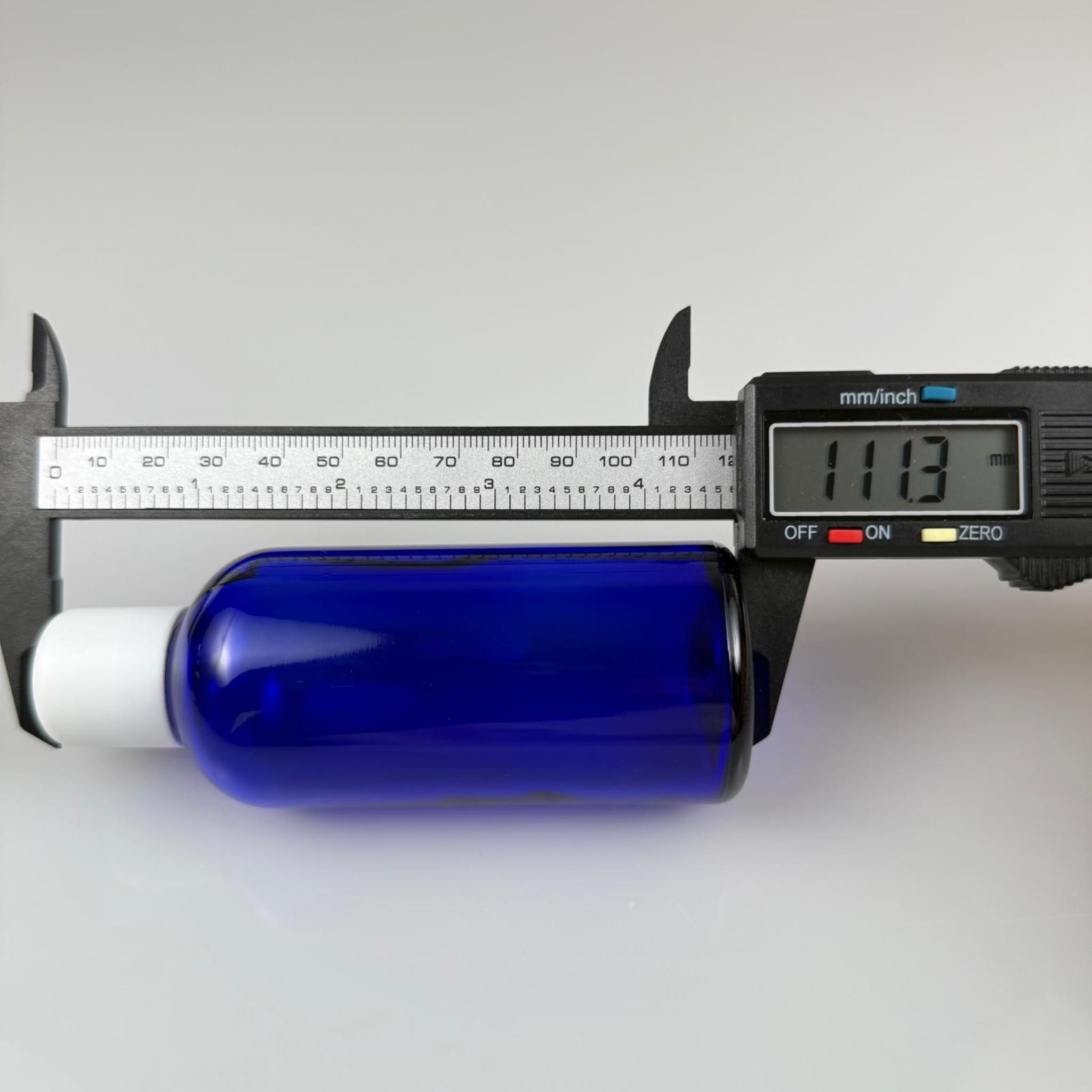 100 CC MAVİ CAM ŞİŞE + İÇTEN DAMLALIKLI ÇOCUK KİLİTLİ BEYAZ KAPAK - MAVİ 100 ML KİLİT KAPAKLI DAMLATMALI ŞİŞE