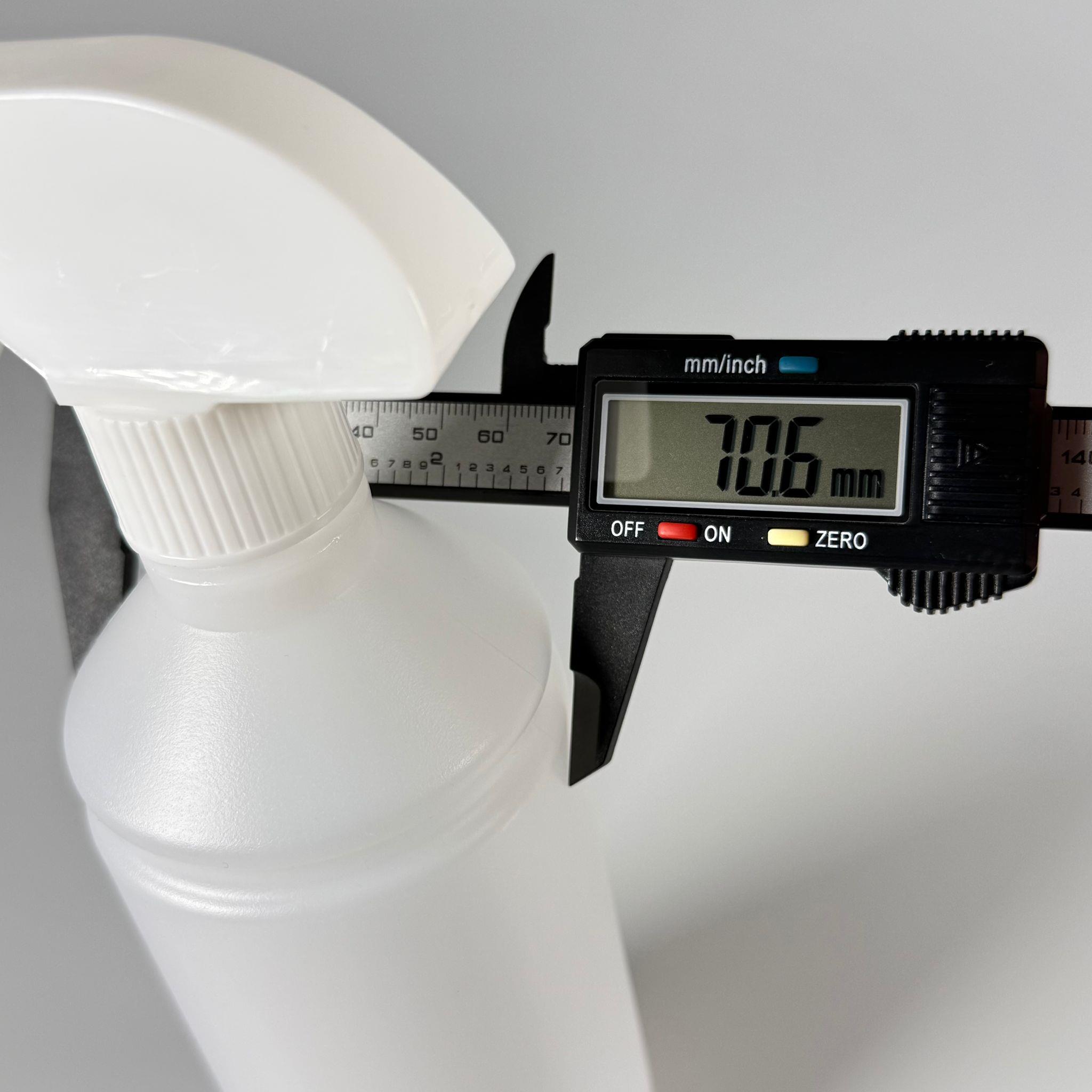 500 CC TİNER ŞİŞESİ - BEYAZ  TRİGER TETİK SPREYLİ - 500 ML KİMYASALA DAYANIKLI PLASTİK ŞİŞE - 0,5 LT POLİETİLEN ŞİŞE