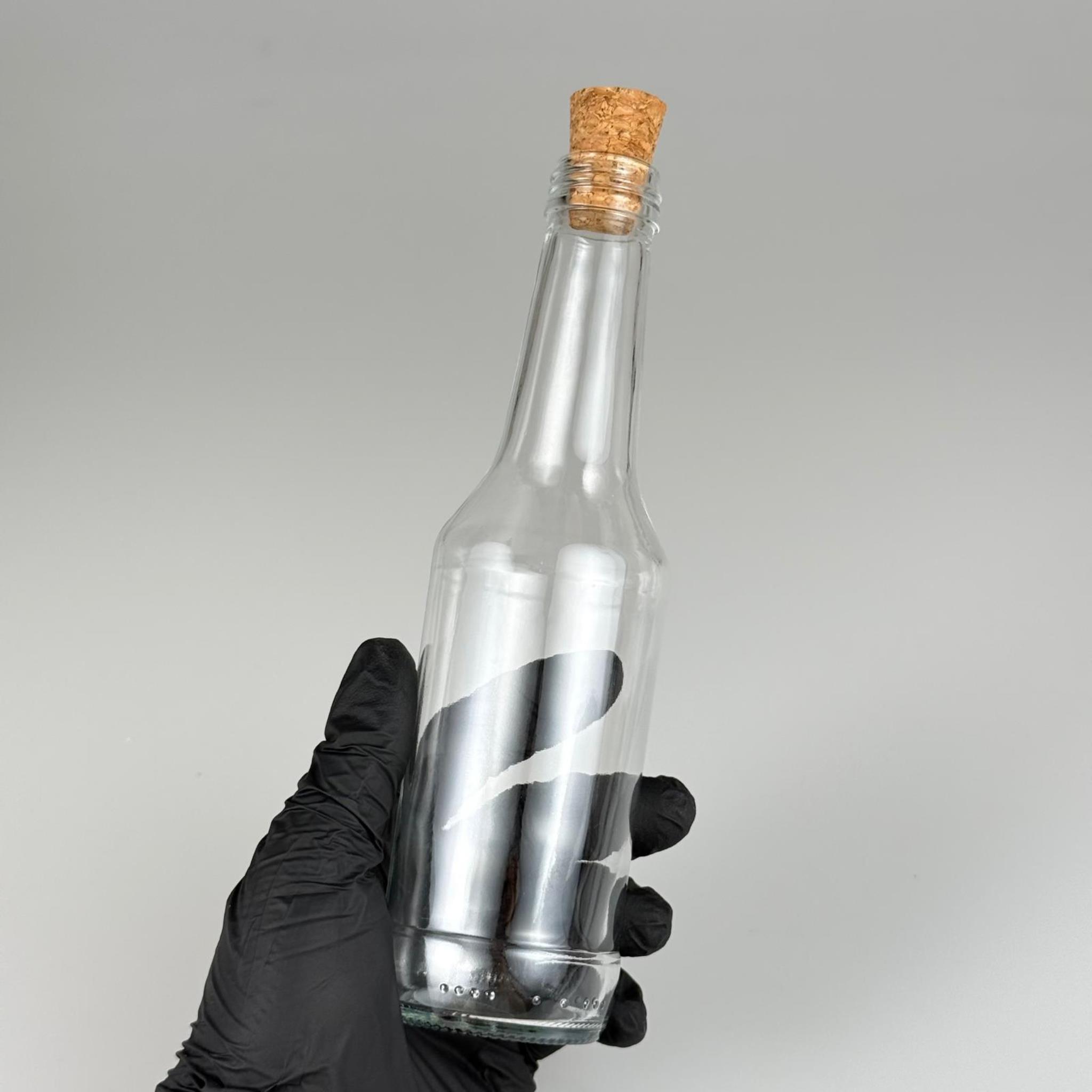 250 CC BOĞAZLI CAM ŞİŞE - MANTAR TIPALI - 250 ML MANTAR TIPALI ŞİŞE