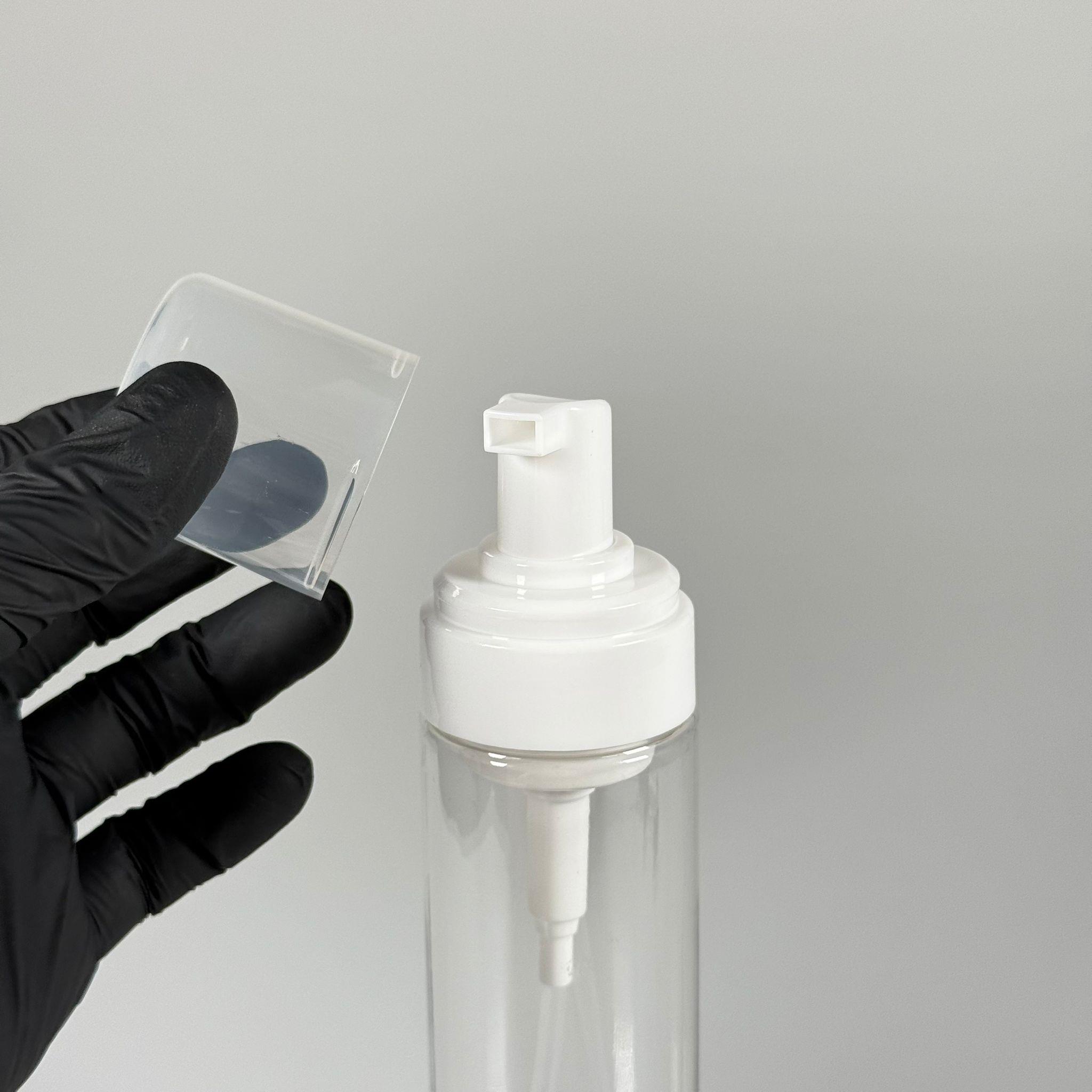 200 CC KÖPÜK YAPICI POMPALI ŞİŞE - ŞEFFAF - BEYAZ KÖPÜK POMPALI BEYAZ ŞİŞE - 200 ML ŞİŞE KÖPÜK POMPASI