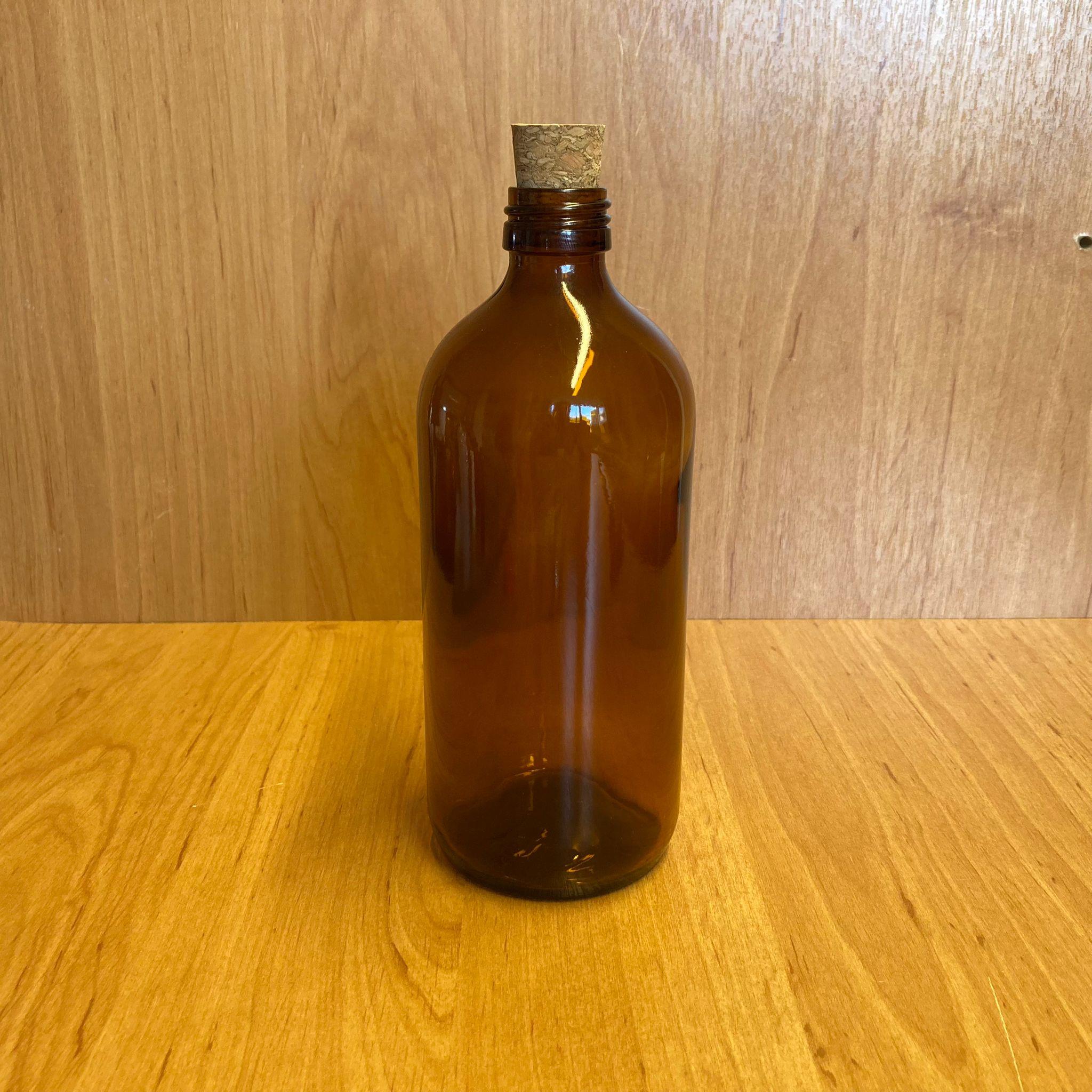 500 CC AMBER TOMBUL CAM ŞİŞE - MANTAR TIPALI - 500 ML MANTAR TIPALI KAHVERENGİ ŞİŞE