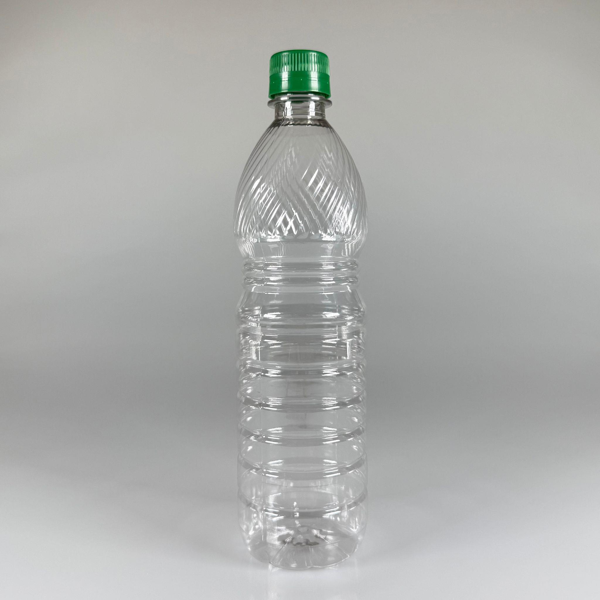 0,75 LT KİLİTLİ KAPAKLI PET ŞİŞE - YEŞİL KAPAKLI 750 ML BOŞ PET ŞİŞE