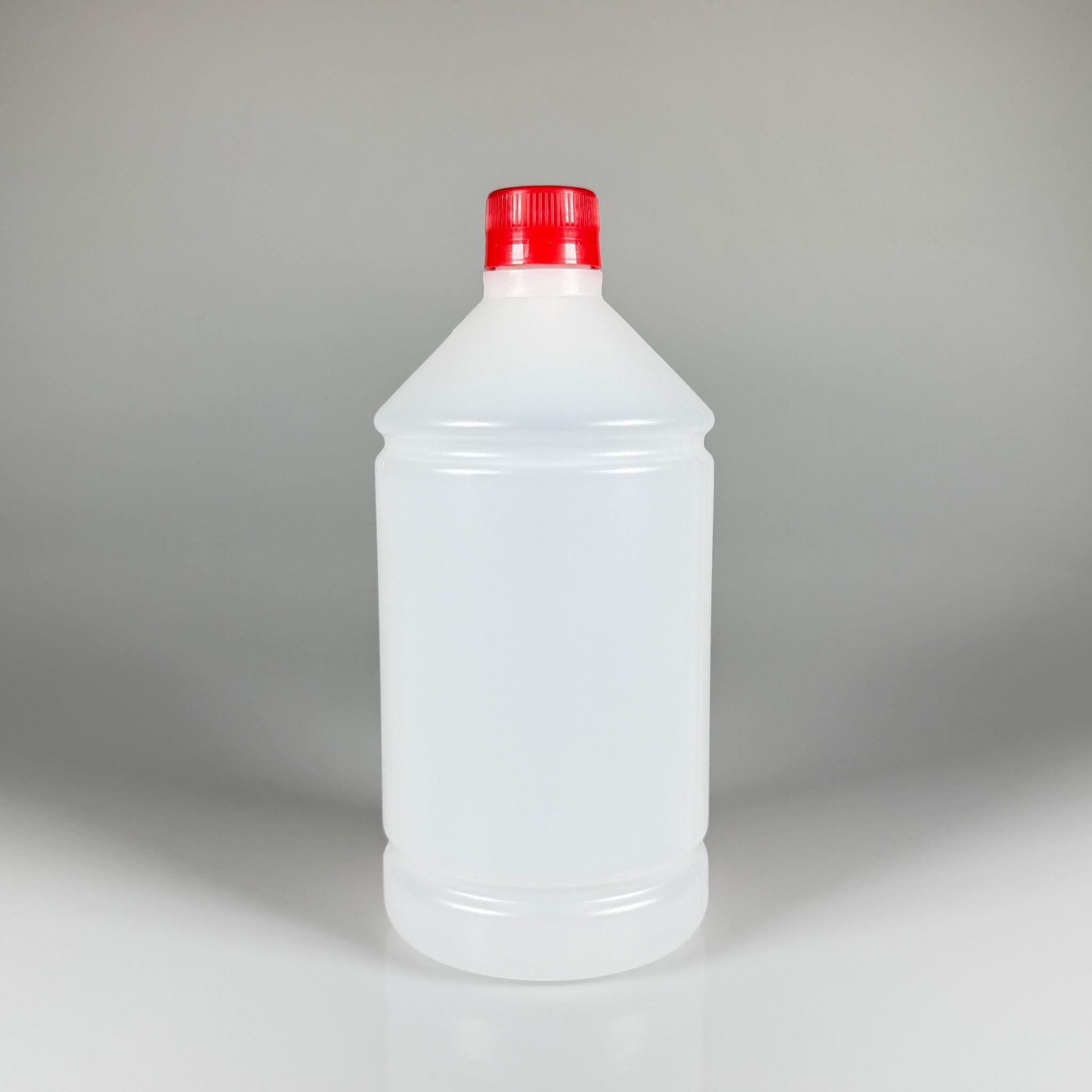 1000 CC TİNER ŞİŞESİ - KIRMIZI KİLİTLİ KAPAKLI - 1000 ML KİMYASALA DAYANIKLI PLASTİK ŞİŞE - 1 LT POLİETİLEN ŞİŞE