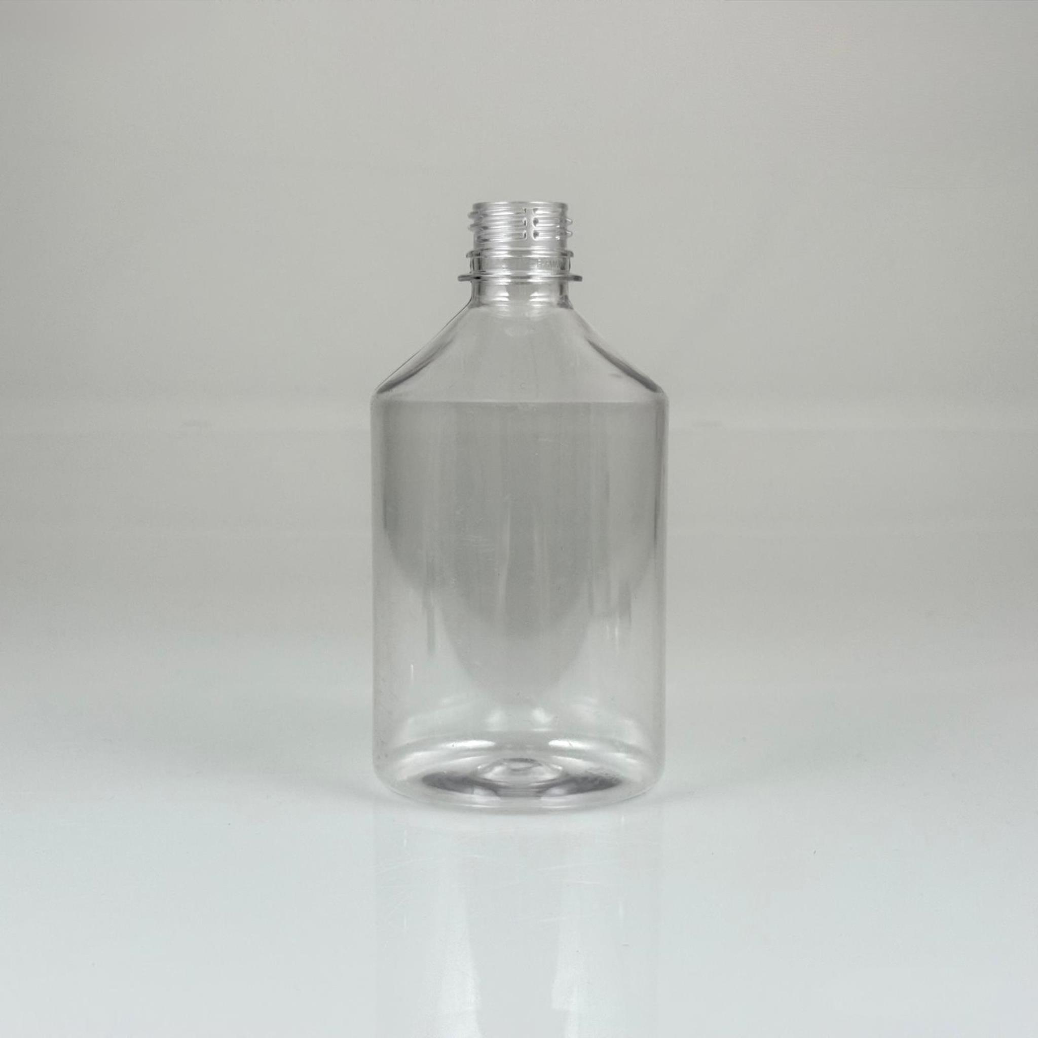 500 CC KÜT BOYUNLU ŞEFFAF PET ŞİŞE - KAPAKSIZ (28 AĞIZ) - 500 ML KALIN PET ŞİŞE