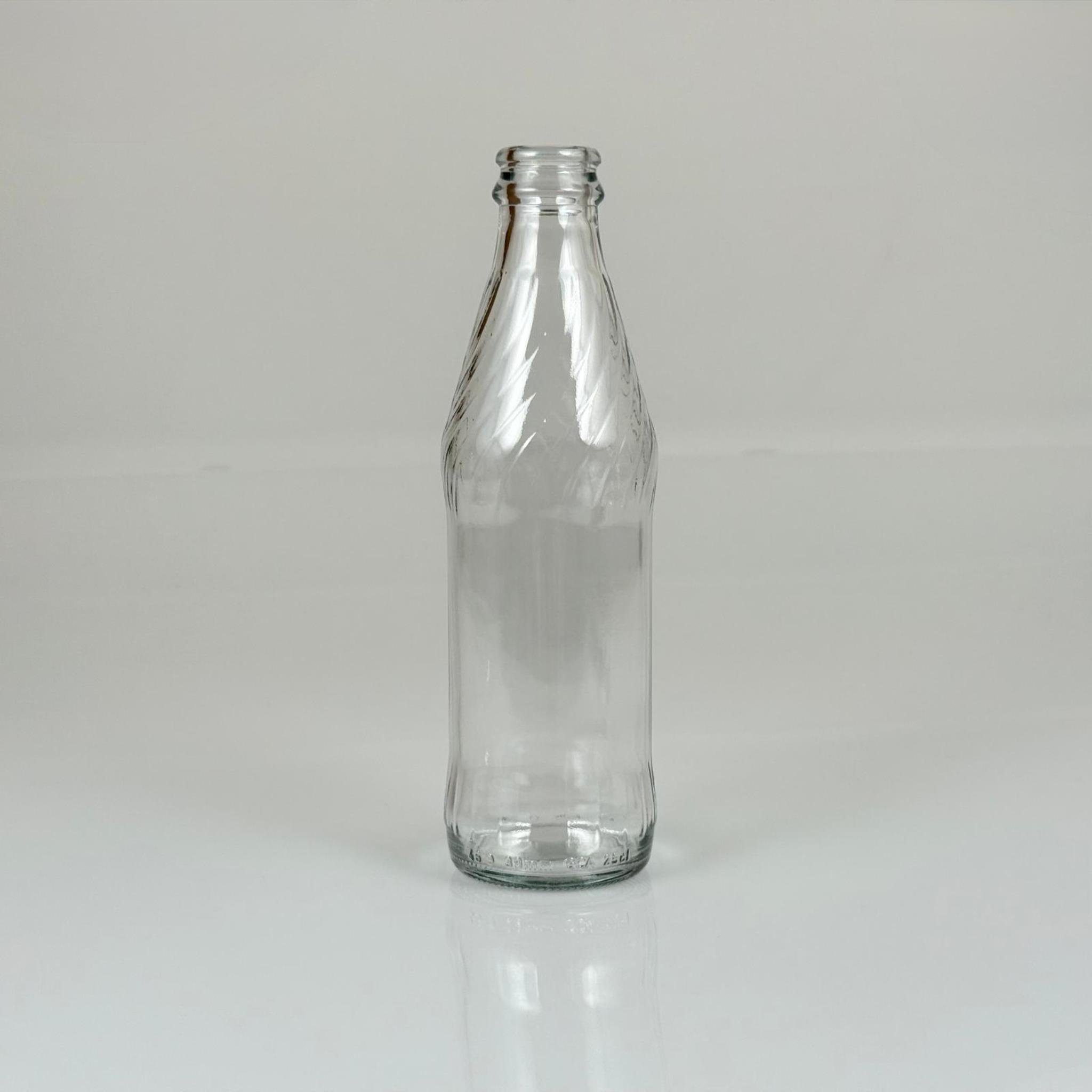 250 CC ŞEFFAF CAM GAZOZ ŞİŞESİ KAPAKSIZ (26 AĞIZ) - 250 ML SODA ŞİŞESİ - TAÇ KAPAK UYUMLU
