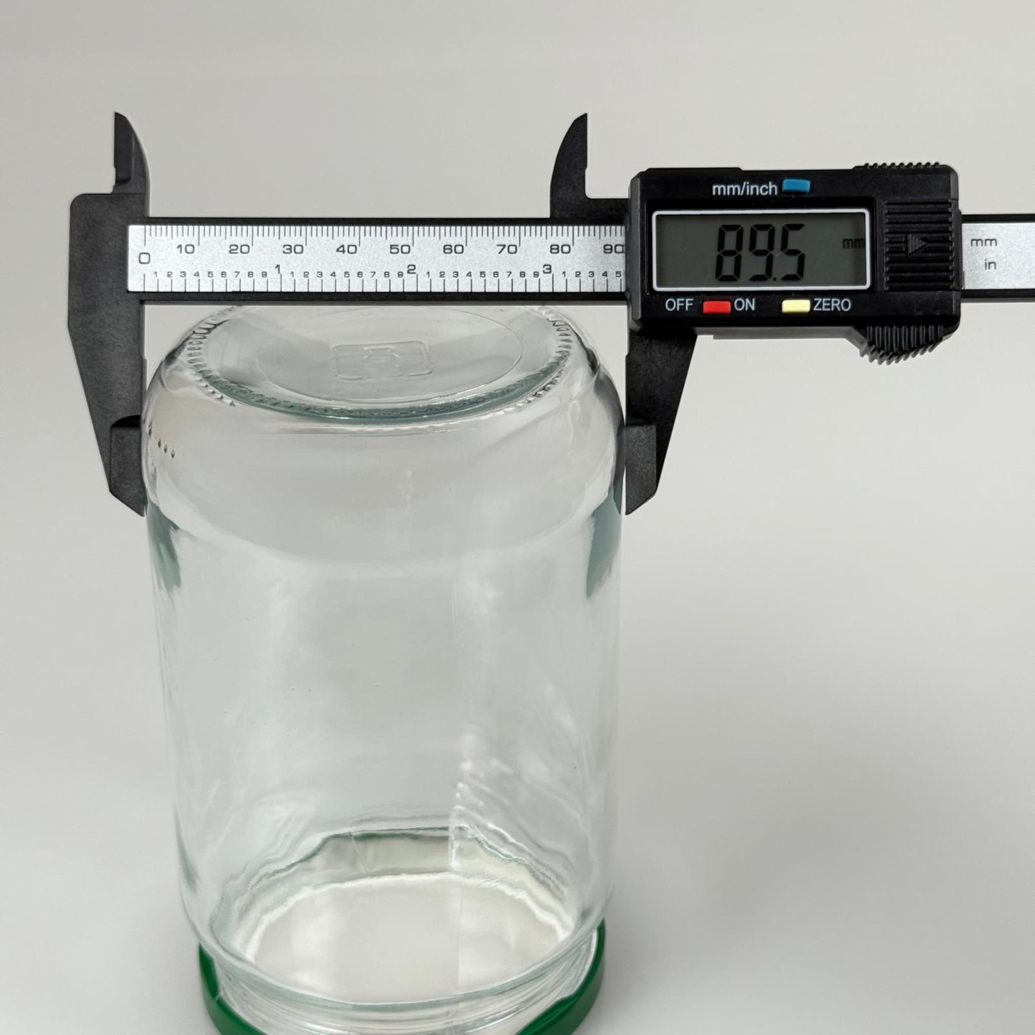 720 CC CAM KAVANOZ - KOYU YEŞİL METAL KAPAKLI - 720 ML CAM KAVANOZ